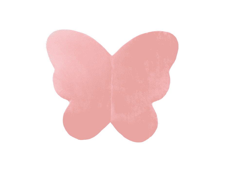 Spielmatten Schmetterling Baby Pink