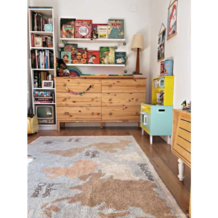 Rug Vintage Map - XL