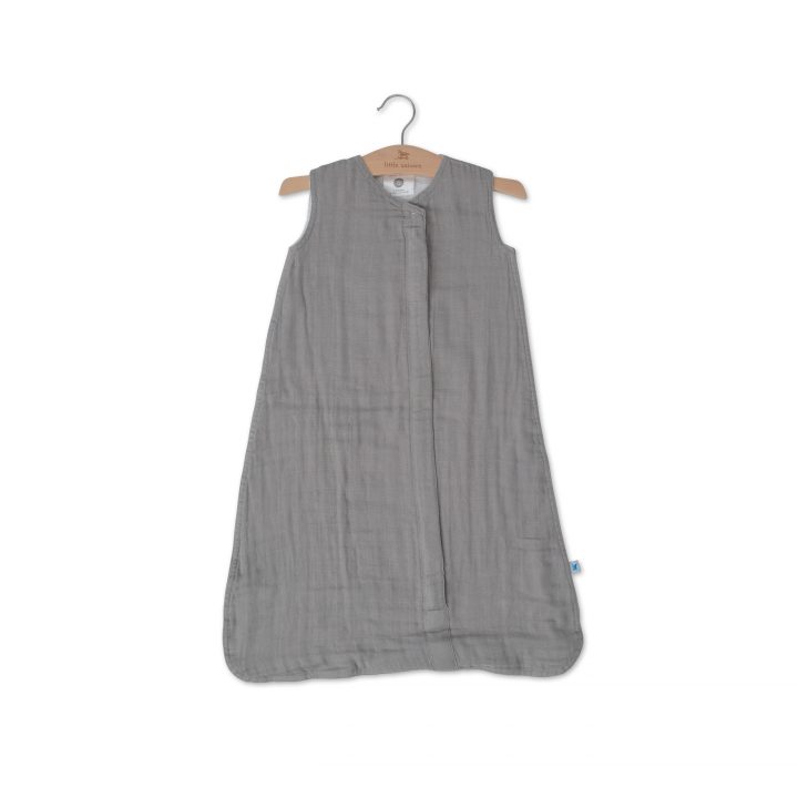 Cotton Muslin Sleeping Bag Gr. S - Nickel Cotton Muslin Sleeping Bag Gr. S - Nickel