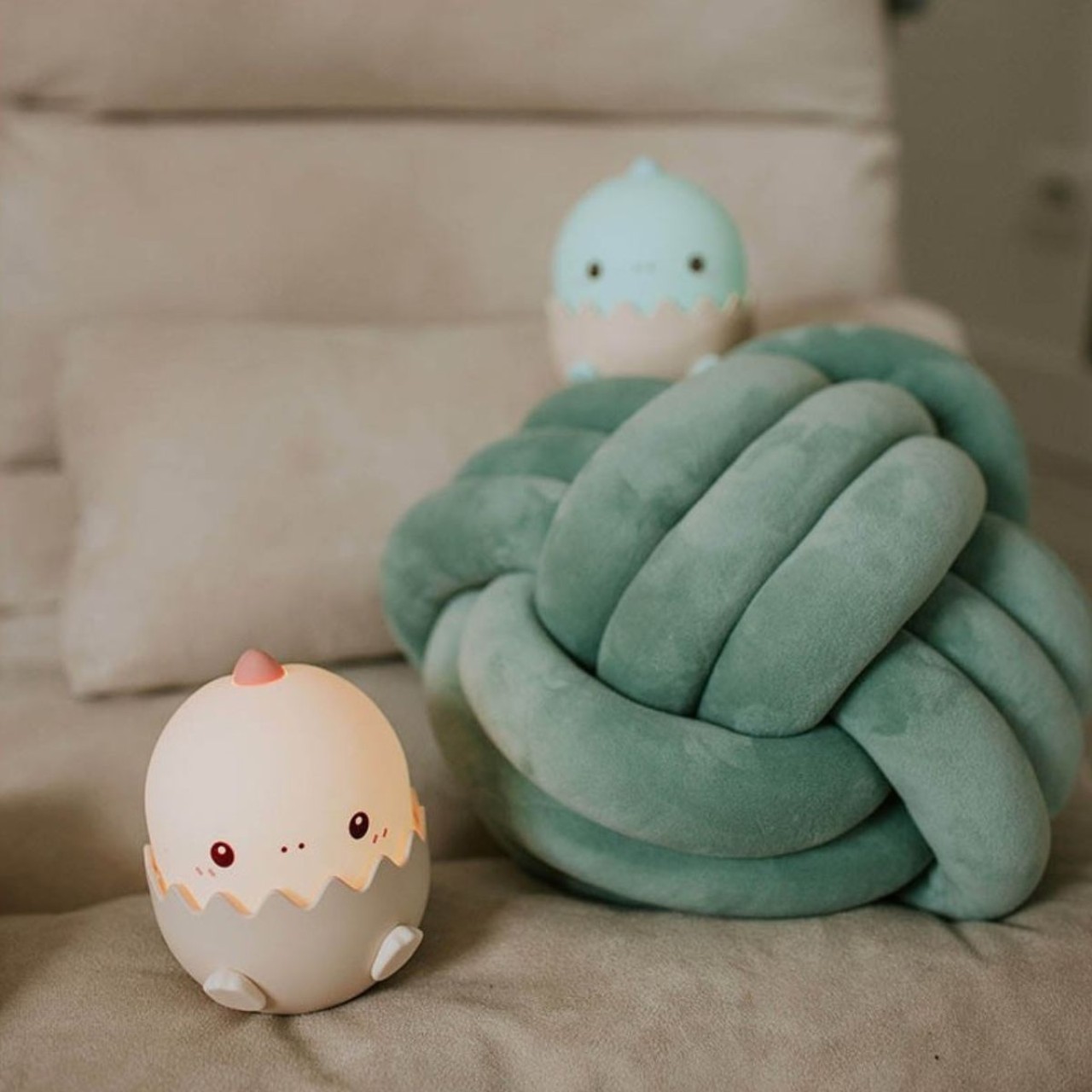 Knoten, Kinderdeko, Kuscheltiere, Knotenkissen, Schaalbaum, Relaxkissen