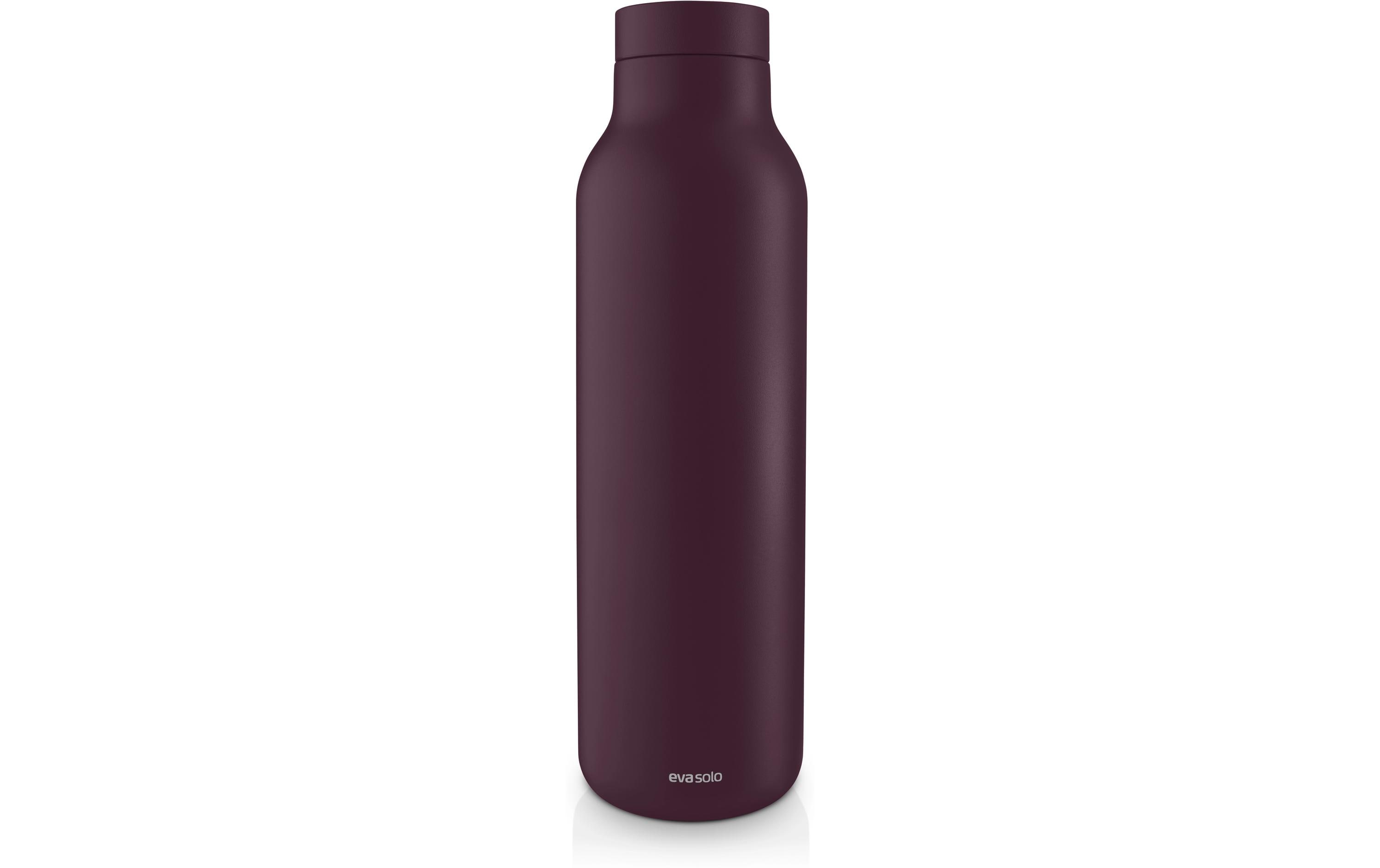 Thermosflasche, Wasserflasche, Edelstahl, einfache Form, lila