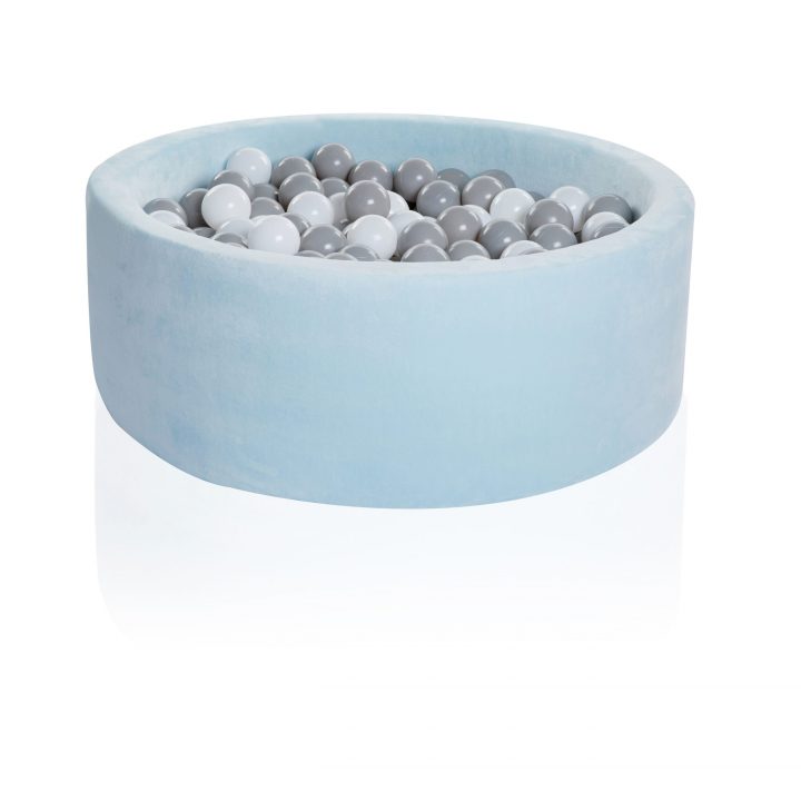 Bällebad Rund new baby blue (250 Bälle weiss/grau) Bällebad Rund new baby blue (250 Bälle weiss/grau)