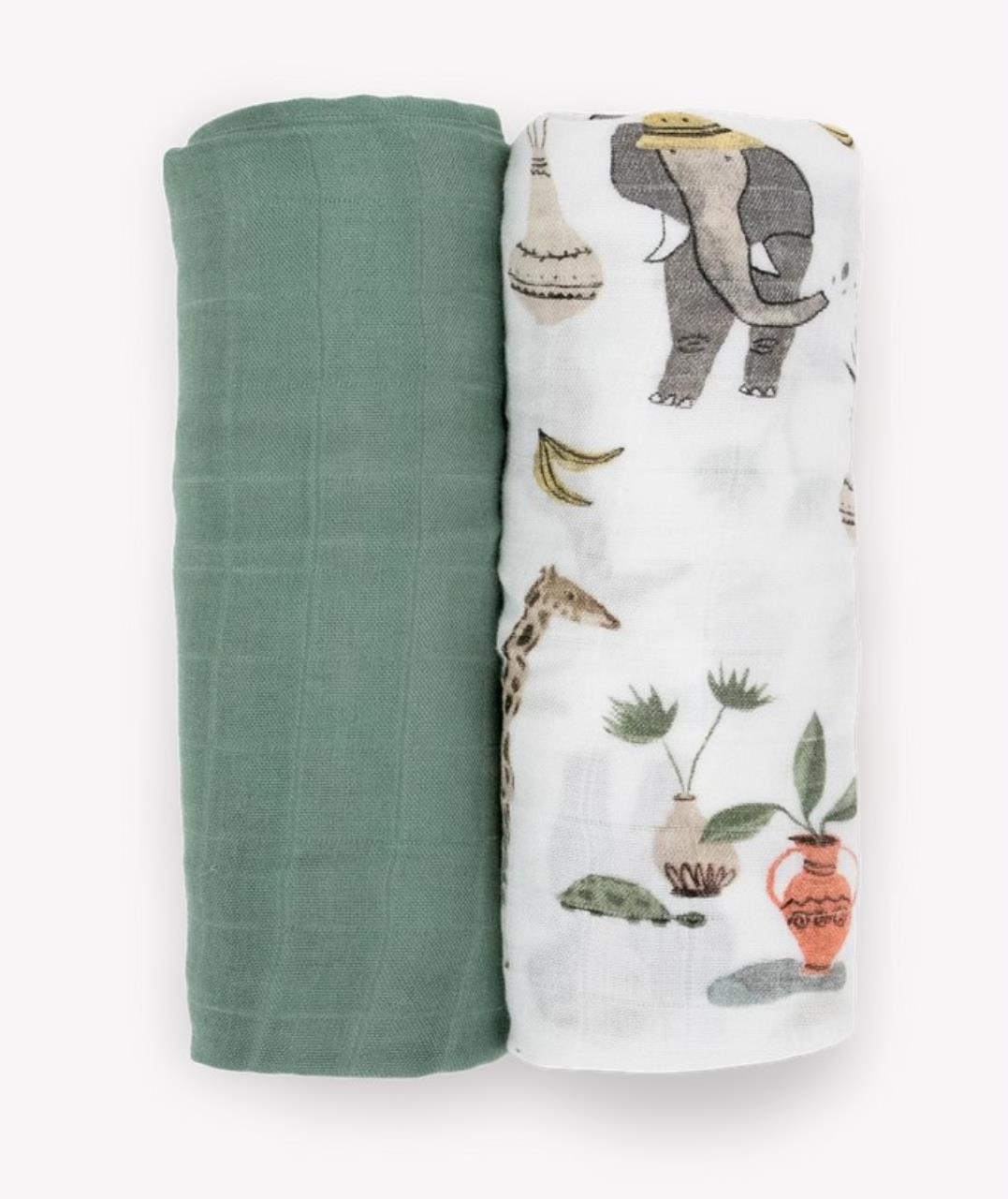 Deluxe-Muslin Swaddle Dekoration für Zuhause, Leinen