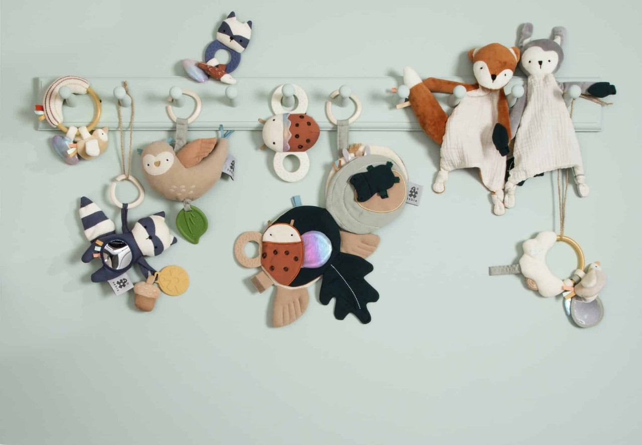Baby toys, Soft plush, Teether, Wall hanging, Keyring accessory