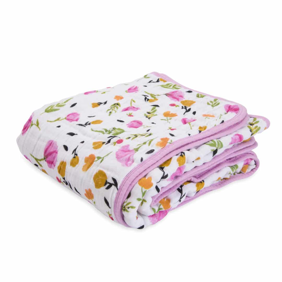 Cotton Muslin Quilt - Berry & Bloom
