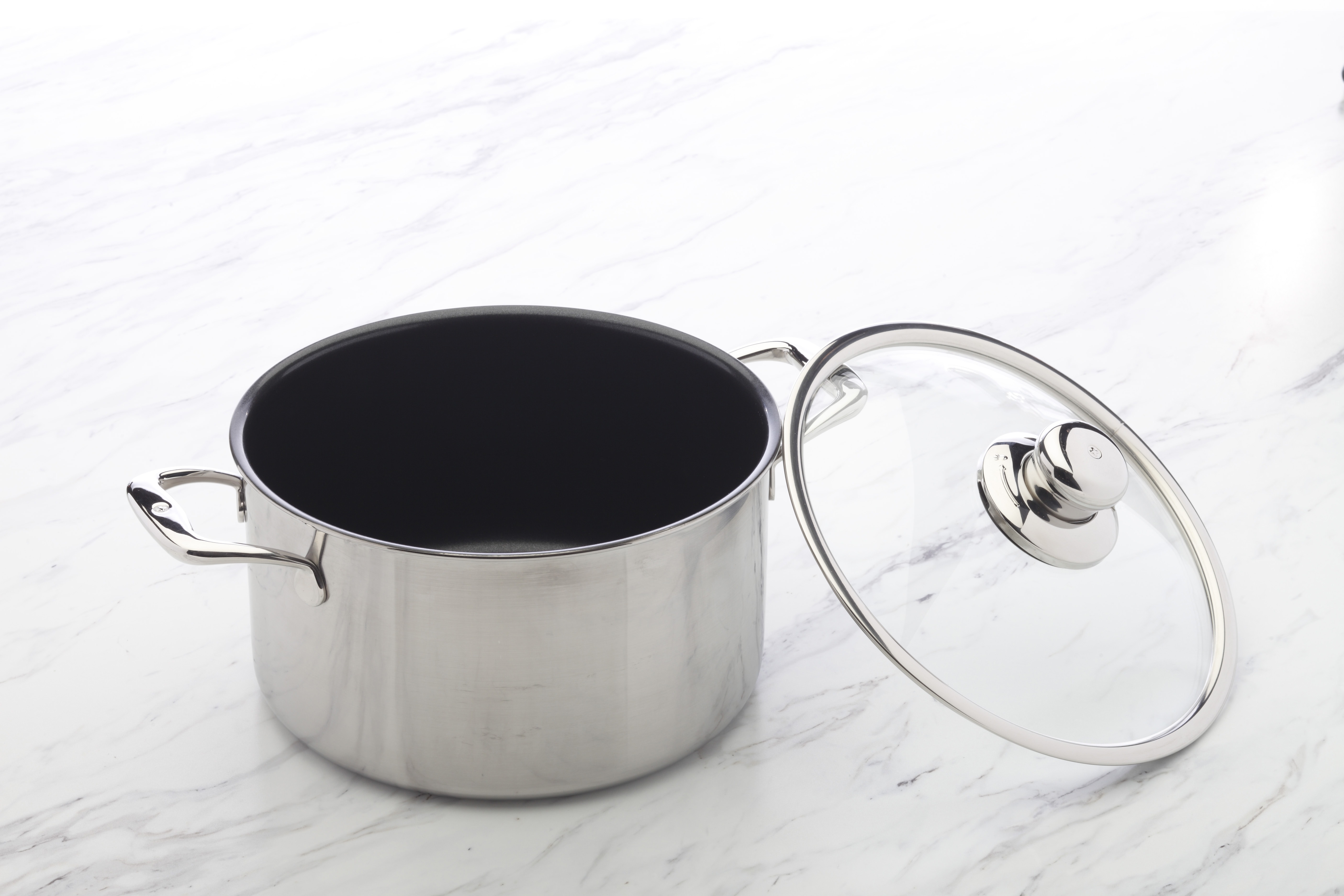 XD Nonstick Clad Induktion - Inox Kochtopf mit Deckel Ø 24cm