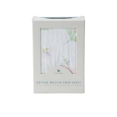 Little unicorn blue windflower crib sheet sale