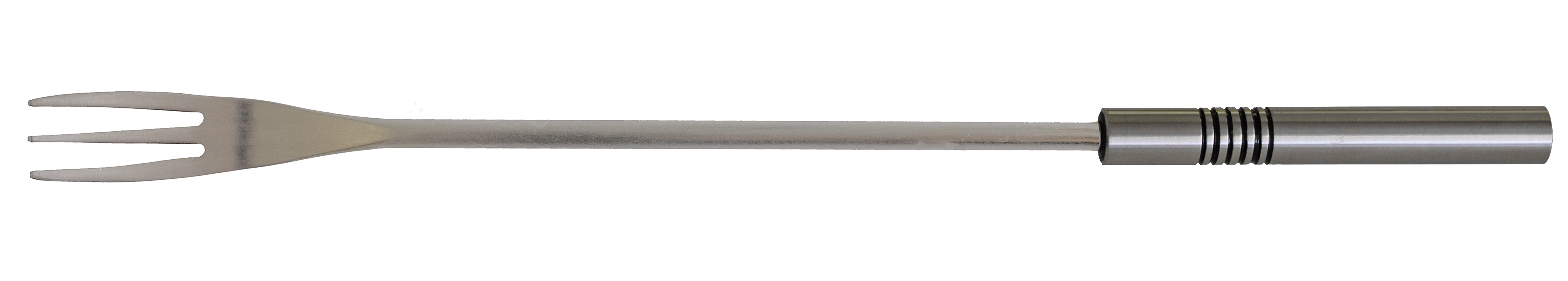 Garnitur 6 Fonduegabeln Inox mit Ringen Besteck, Gabel