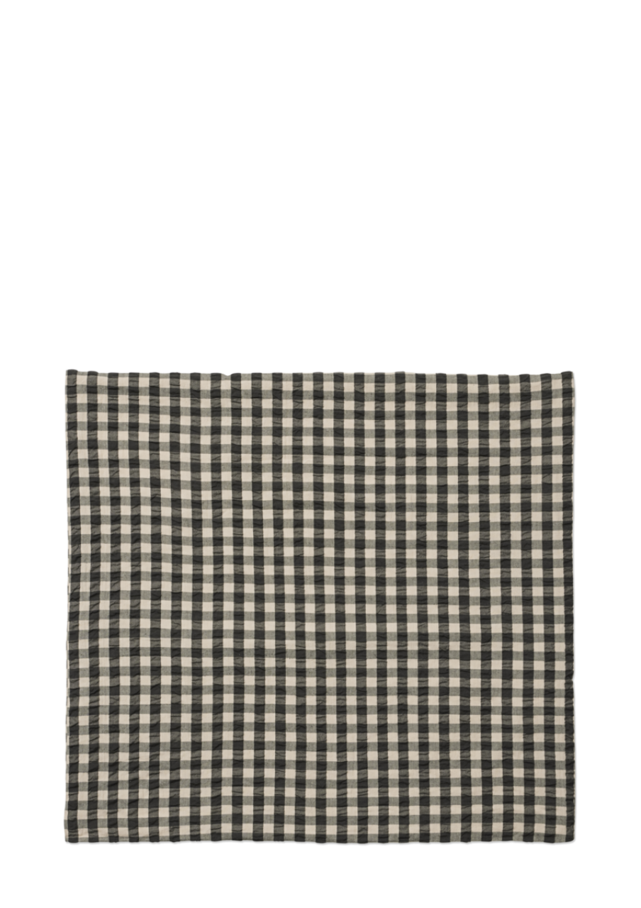 Bæk&Bølge Kissenbezug DK, 63x60cm, Schwarz/Sand