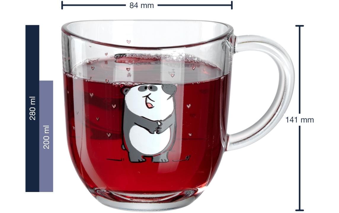 Leonardo Kindertassen Bambini, 280 ml, Panda