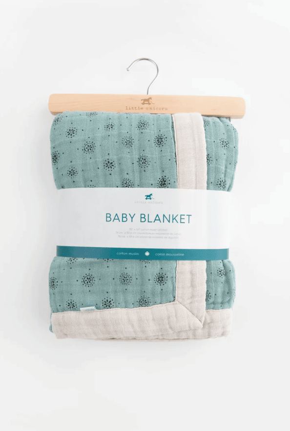 Cotton Muslin Baby Blanket - Wallflower Cotton Muslin Baby Blanket - Wallflower