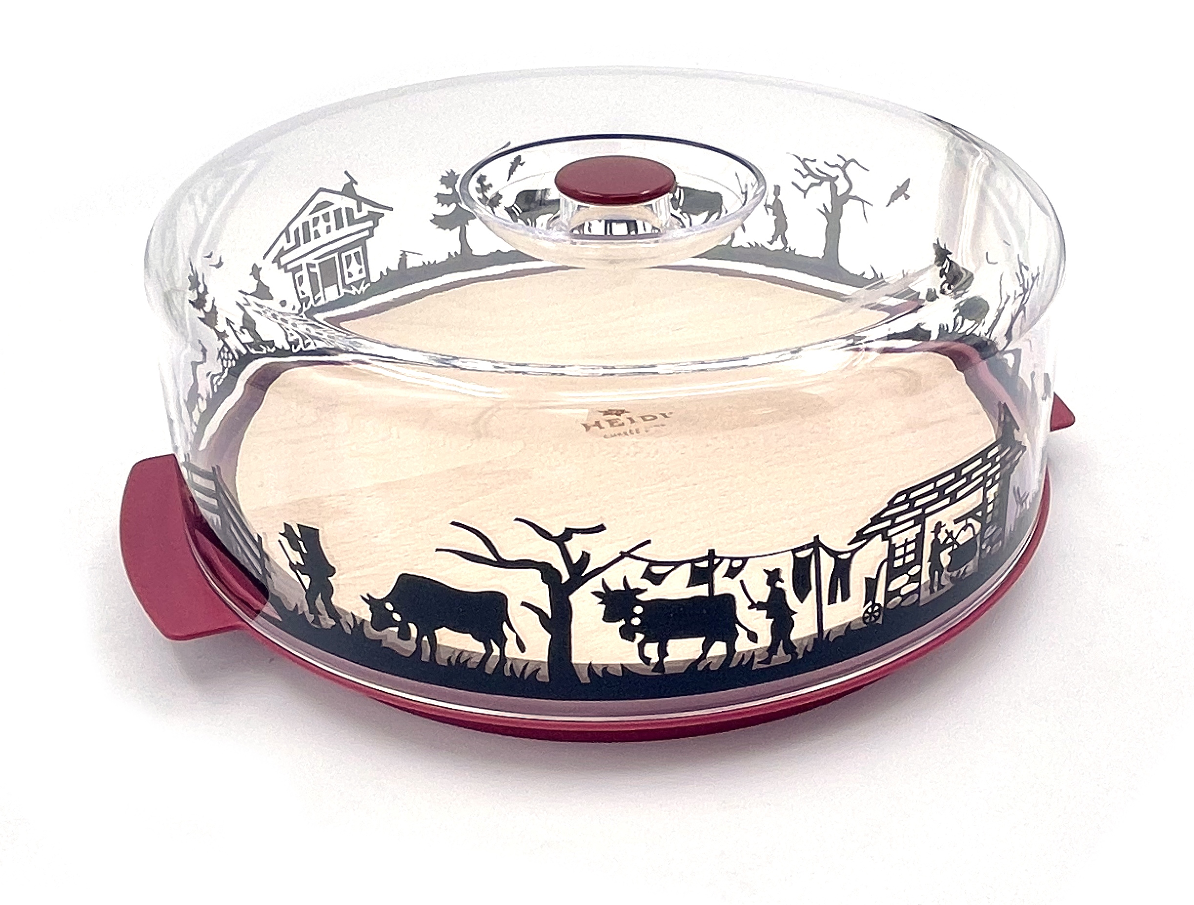 ALPES Käsebox ø26 cm, rot ALPES Käsebox ø26 cm, rot