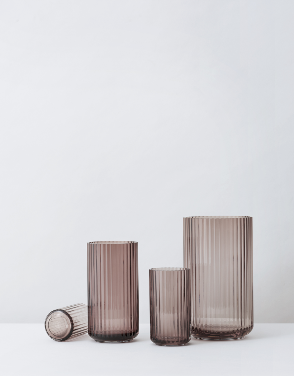 Lyngby Vase, 15.5cm, Burgundy