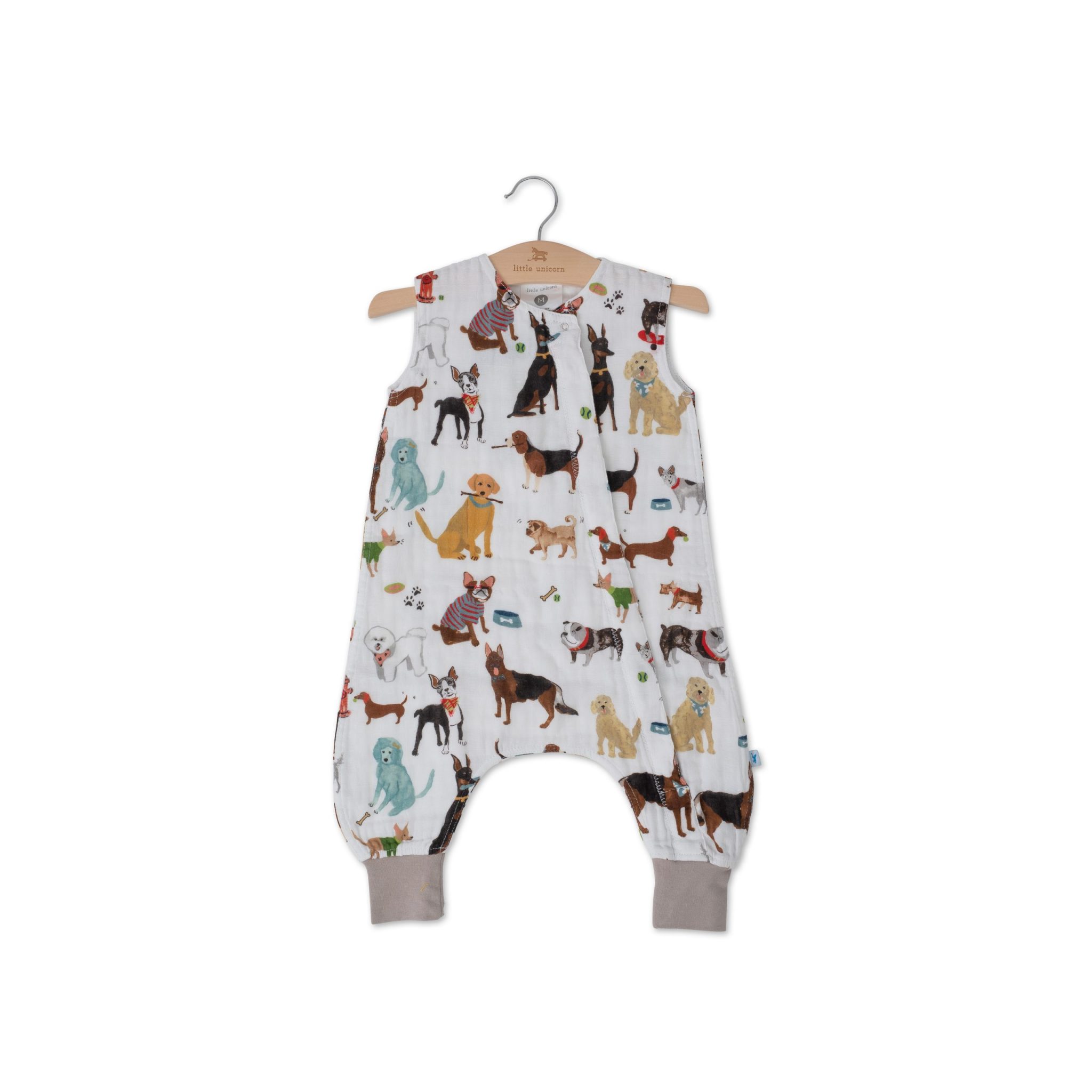 Cotton Muslin Sleep Romper Gr. XL - Woof