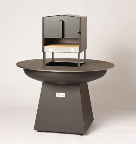 OnFire BBQ 95x86 cm schwarz pulverbeschichtet