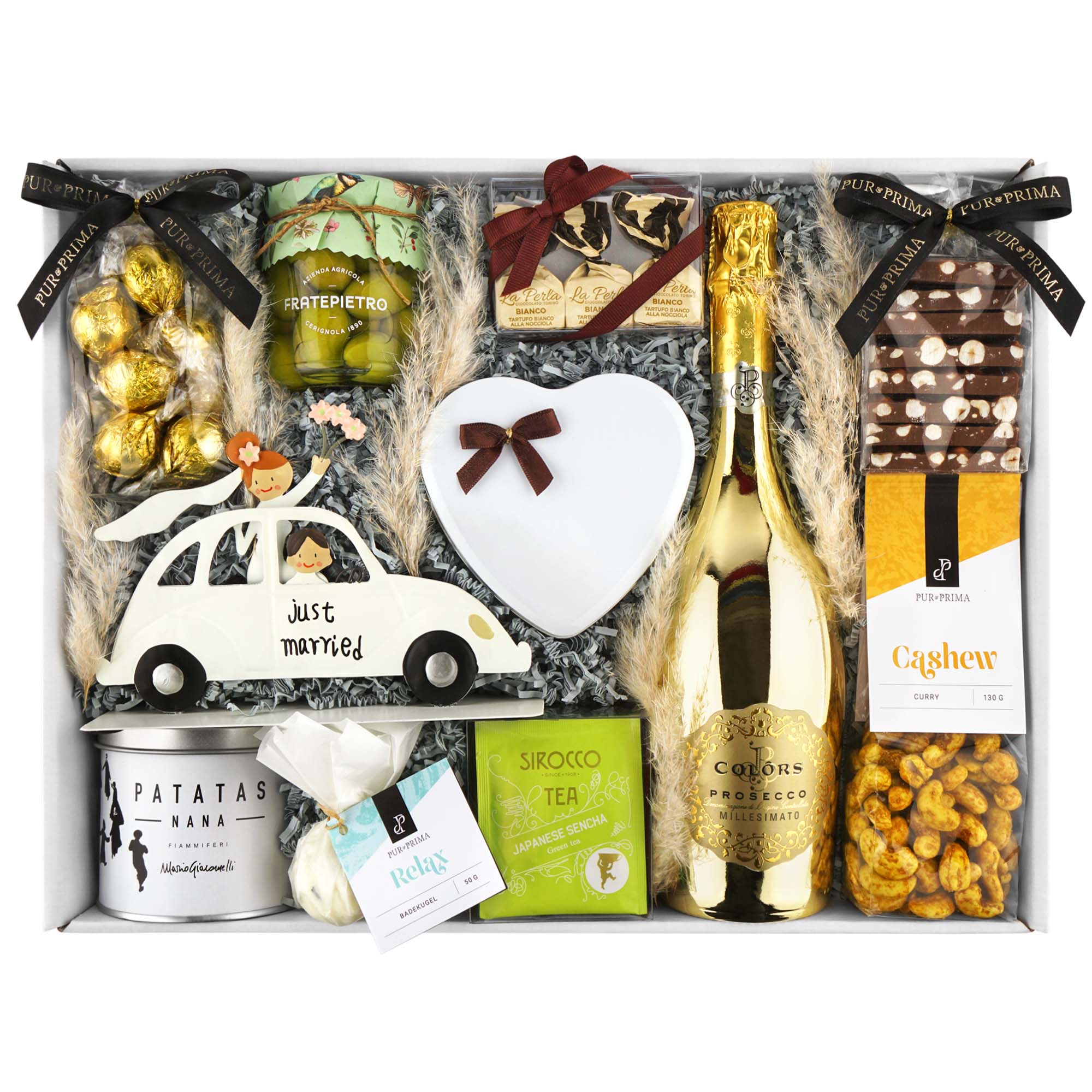 Geschenkkorb Hochzeit "Just Married"