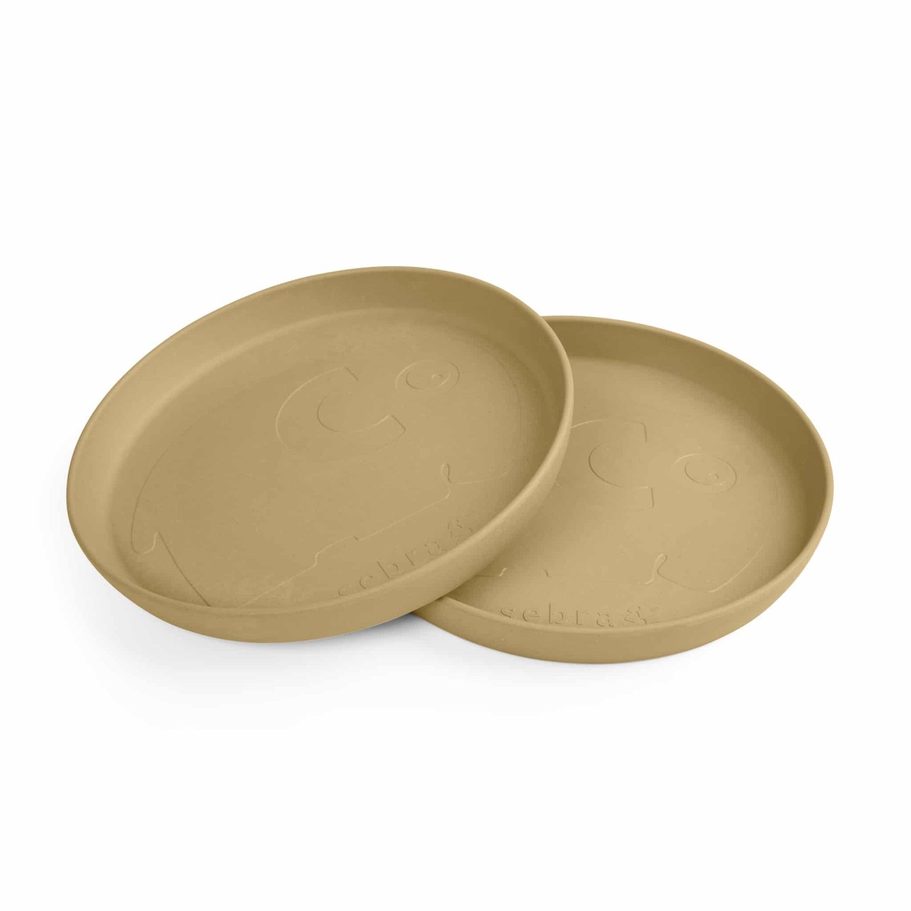 silicone, Coaster, rund, beige, Set