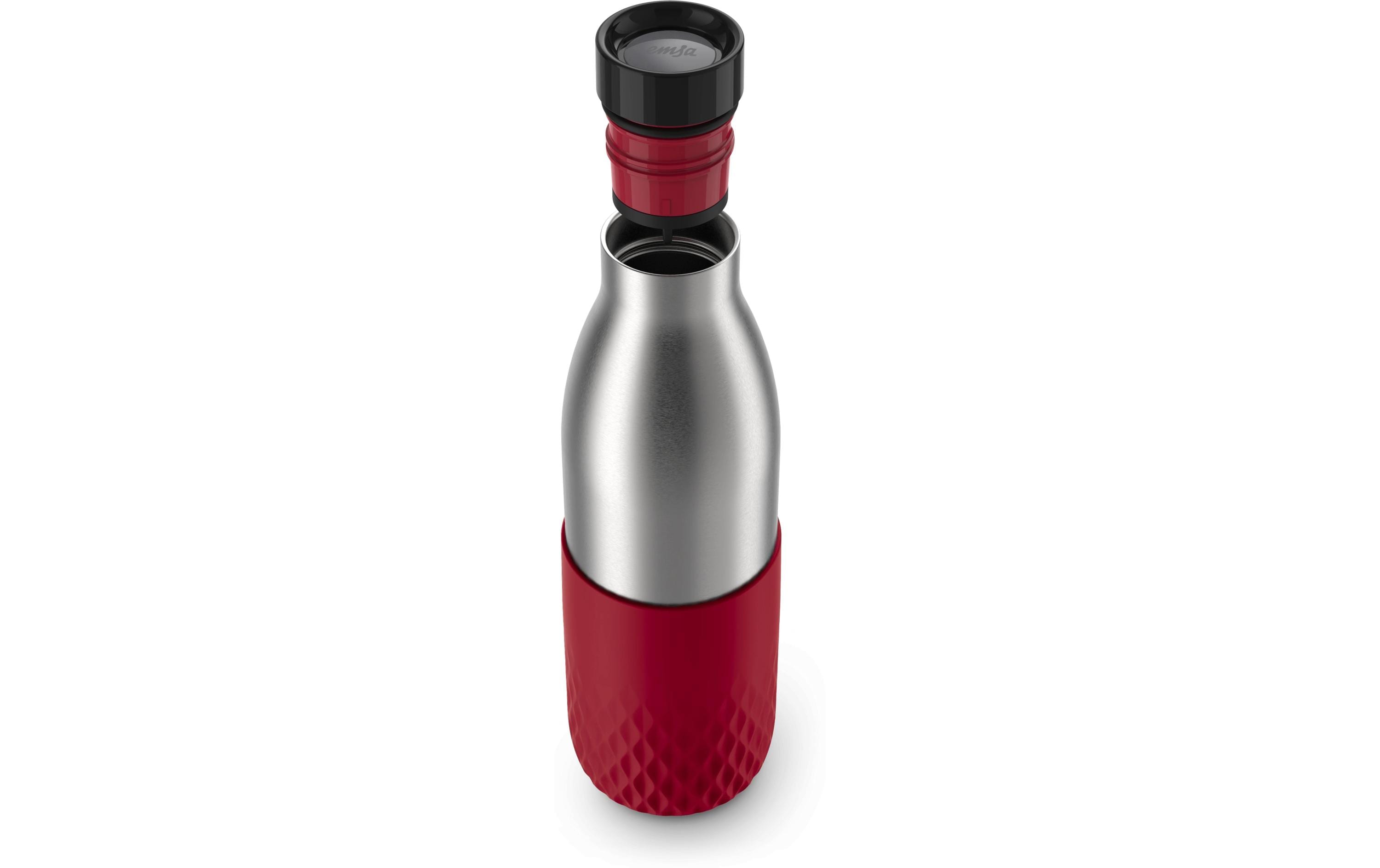 Flasche, Trinkflasche, Stahl, Rot, Verschluss