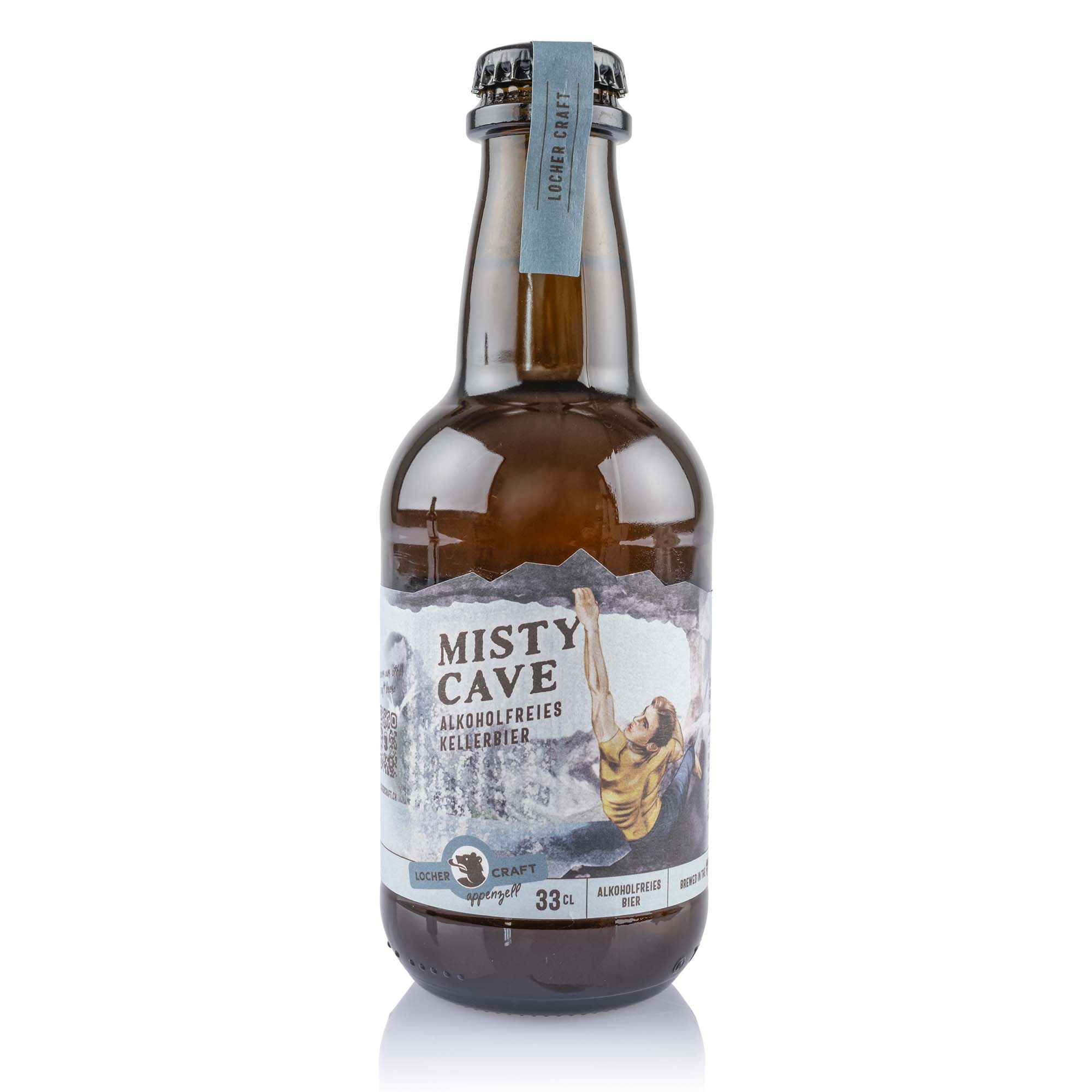Appenzeller Misty Cave, alkoholfreies Kellerbier, 33cl Appenzeller Misty Cave, alkoholfreies Kellerbier, 33cl