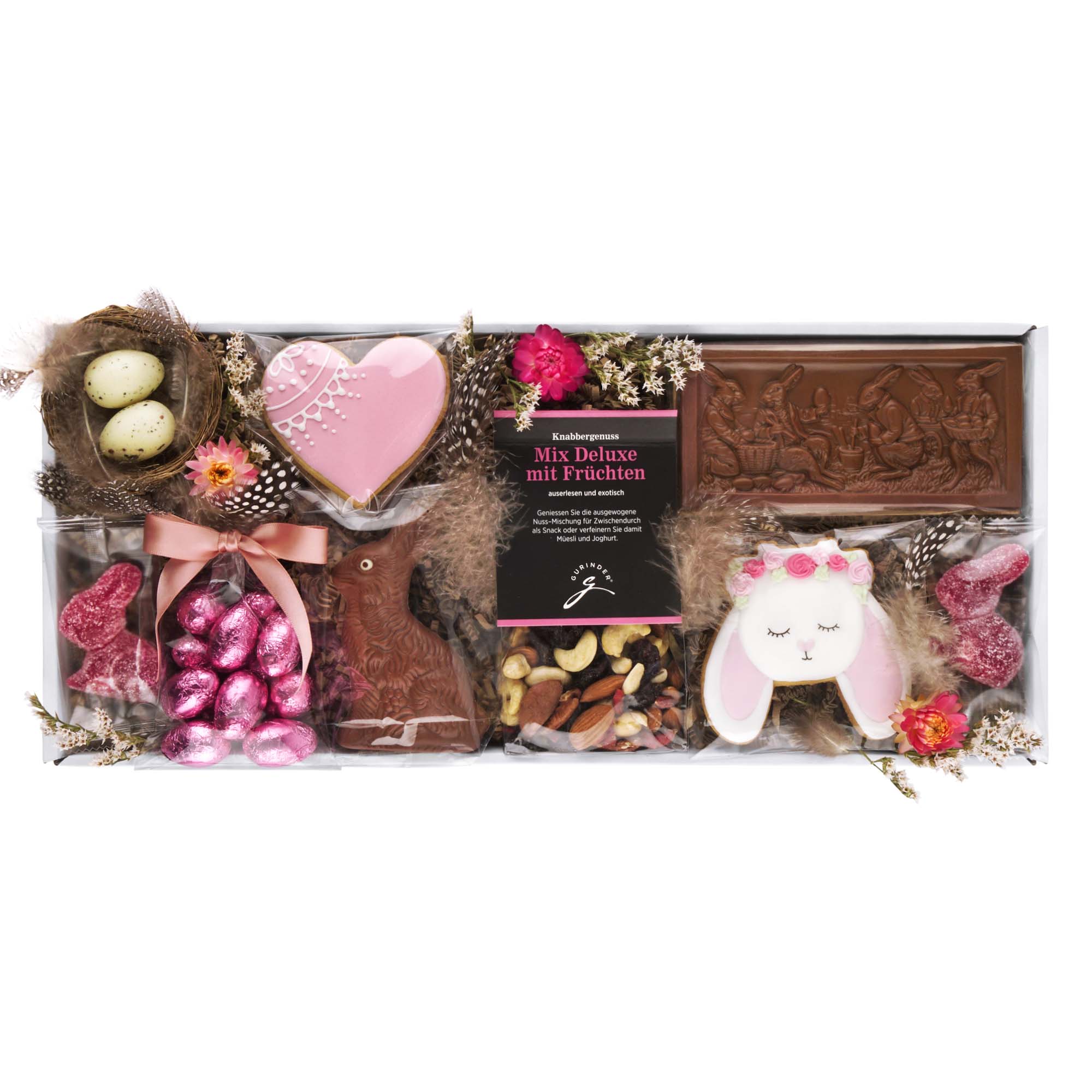 Geschenkkorb Ostern "Hasenliebe" Essen, Süßigkeiten