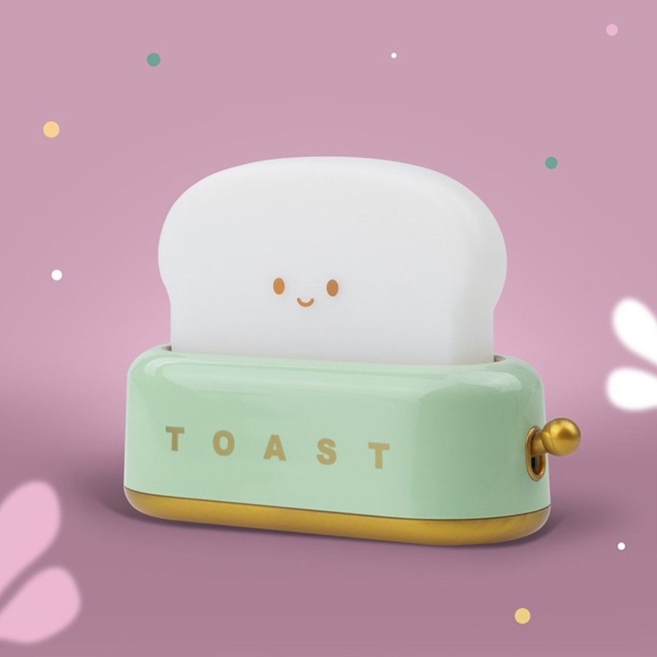 Toast, Kinder, Toaster, Mintgrün, Weißer Toast-Maskottchen