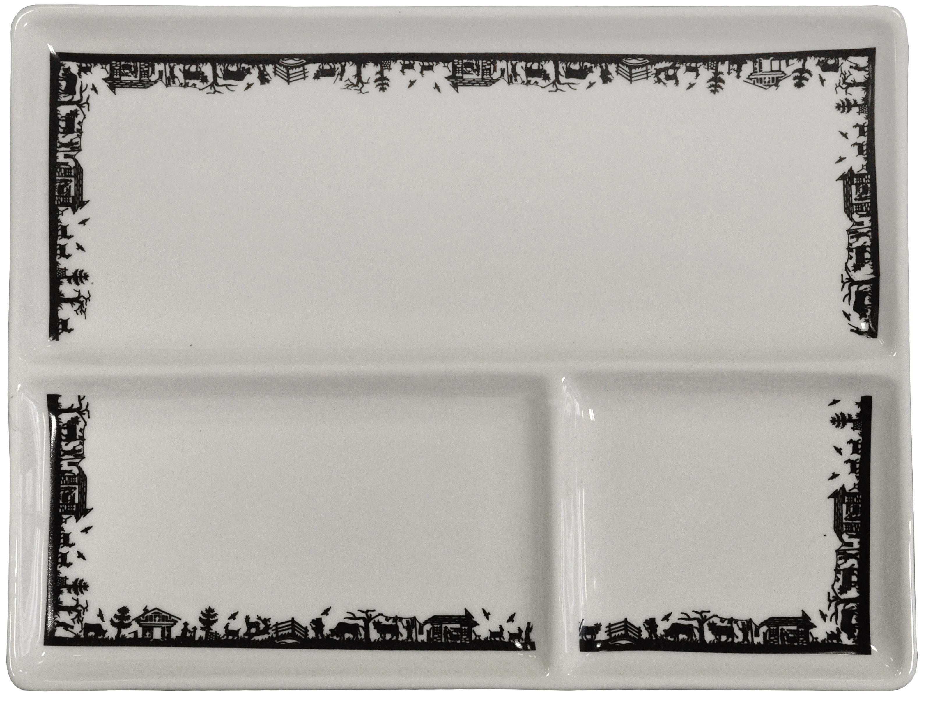 Alpes Racletteteller 2er Set 26X20 cm