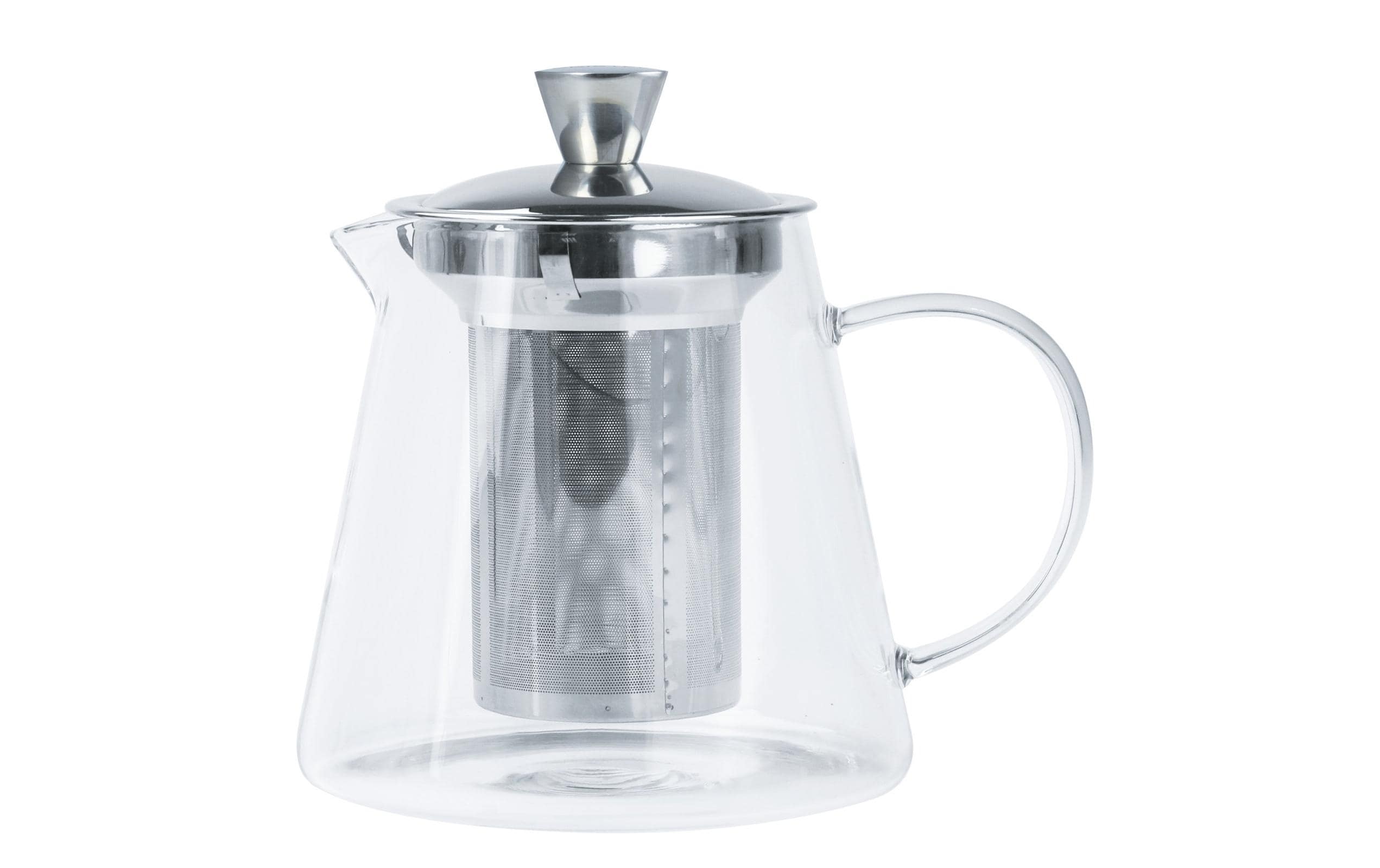 Glas-Kaffeekanne, Teesieb, Glas-Kaffeekanne, Kaffeekanne mit Sieb, Transparent-Kaffeekanne