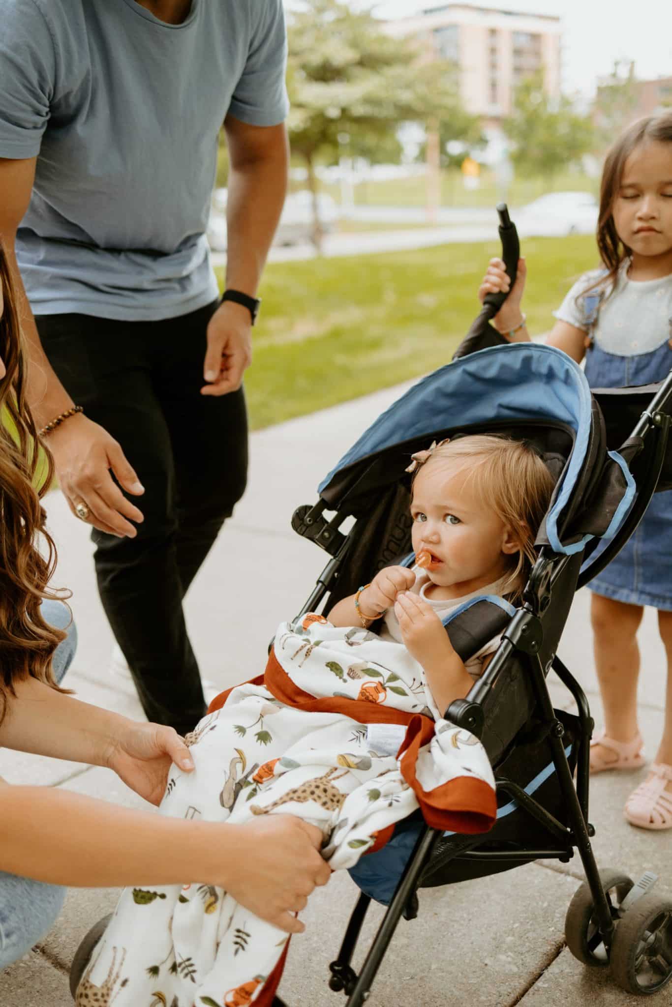 Deluxe Muslin Baby Blanket - Safari Social Deluxe Muslin Baby Blanket - Safari Social