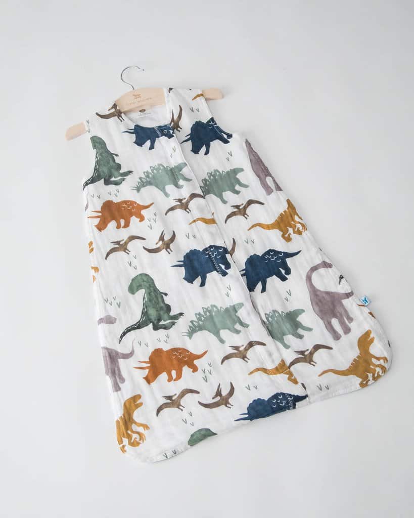 Cotton Muslin Sleeping Bag Gr. L - Dino Friends Cotton Muslin Sleeping Bag Gr. L - Dino Friends