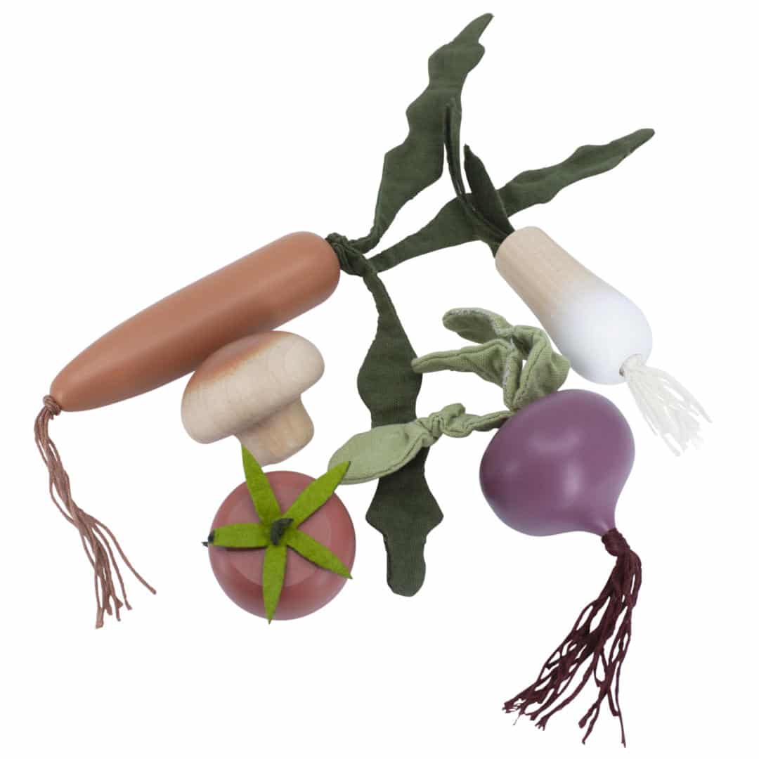 Sebra Food, Gemüse aus Holz