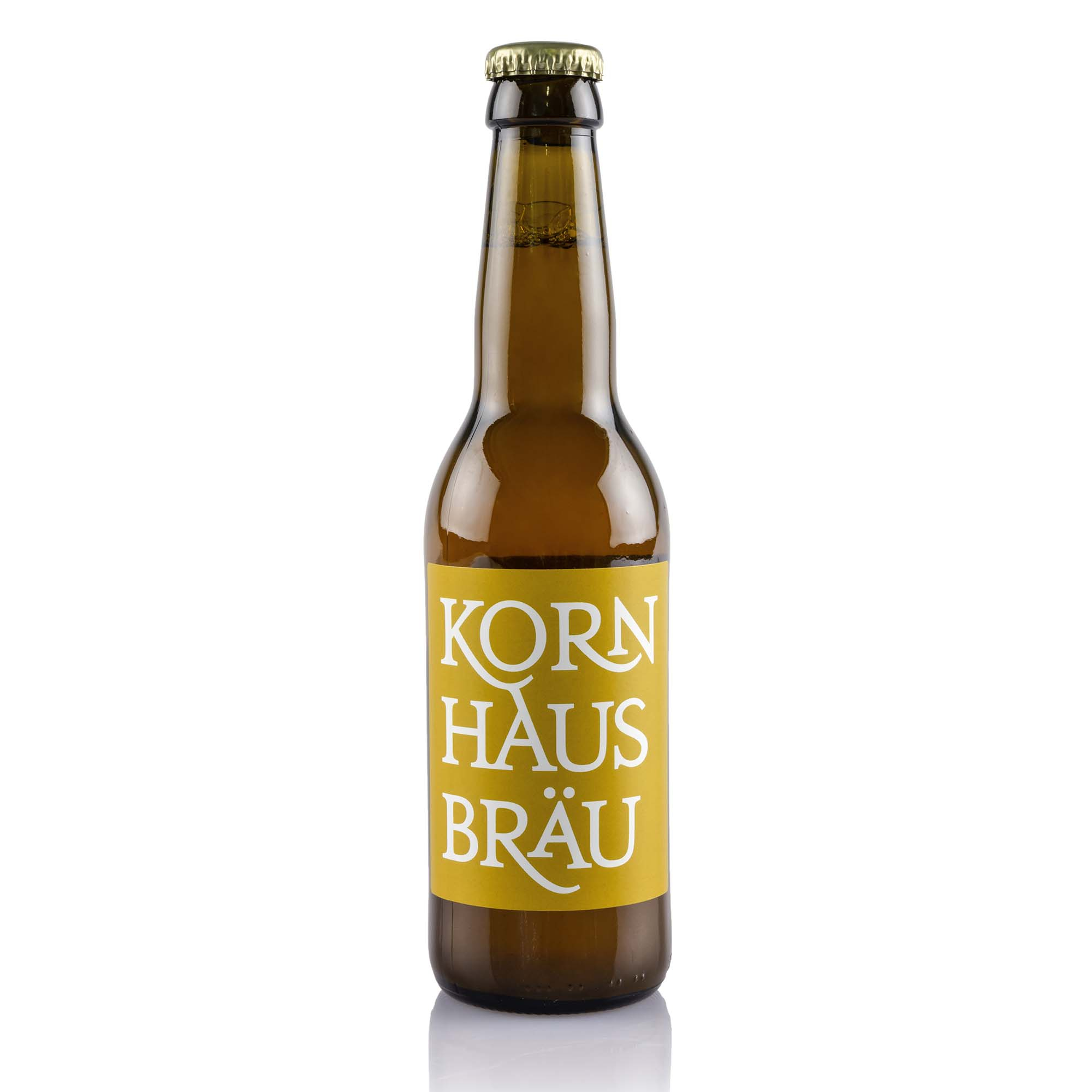 Kornhausbräu-Bier, das Honig, 33cl