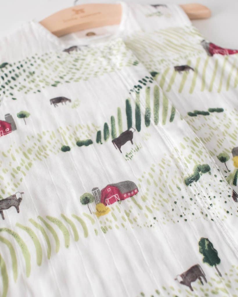 Cotton Muslin Sleeping Bag Gr. M - Rolling Hills Cotton Muslin Sleeping Bag Gr. M - Rolling Hills