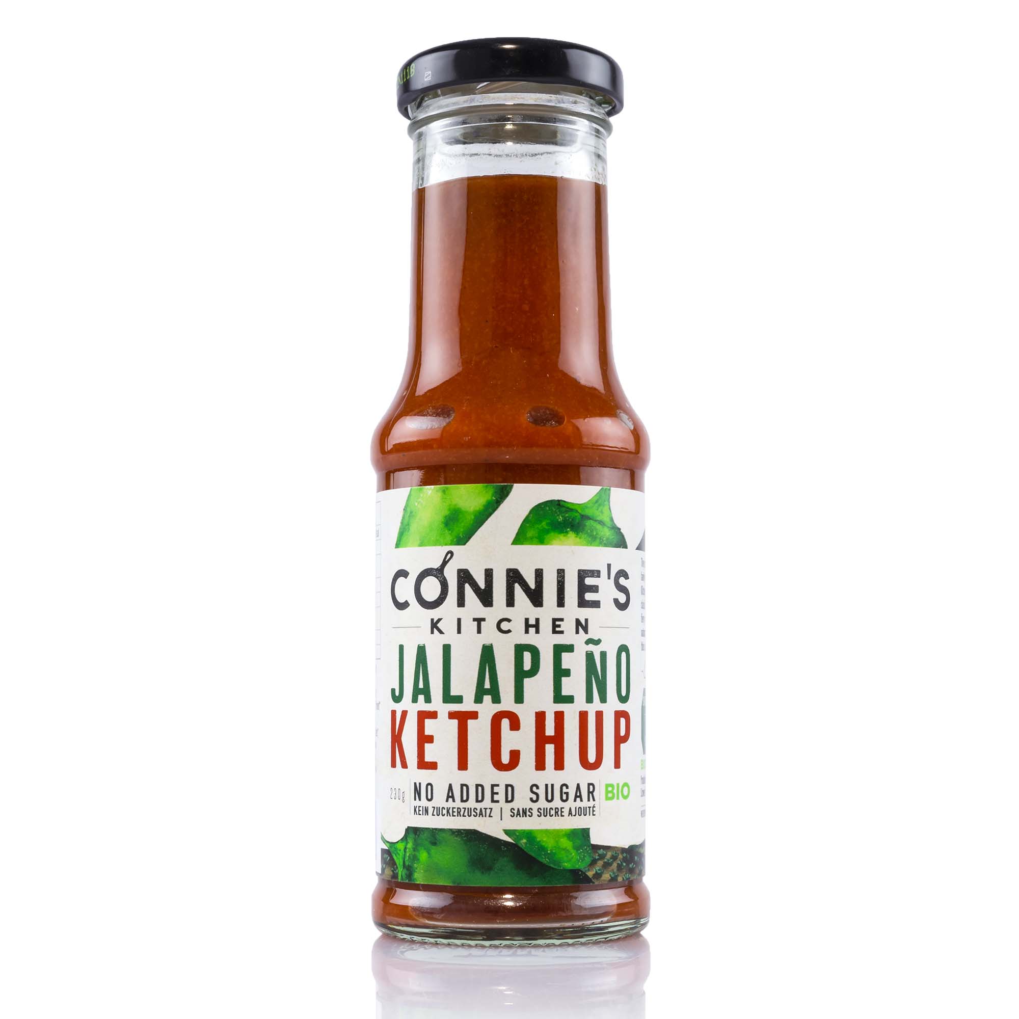 Connie's Kitchen Ketchup Jalapeno Bio, 230g