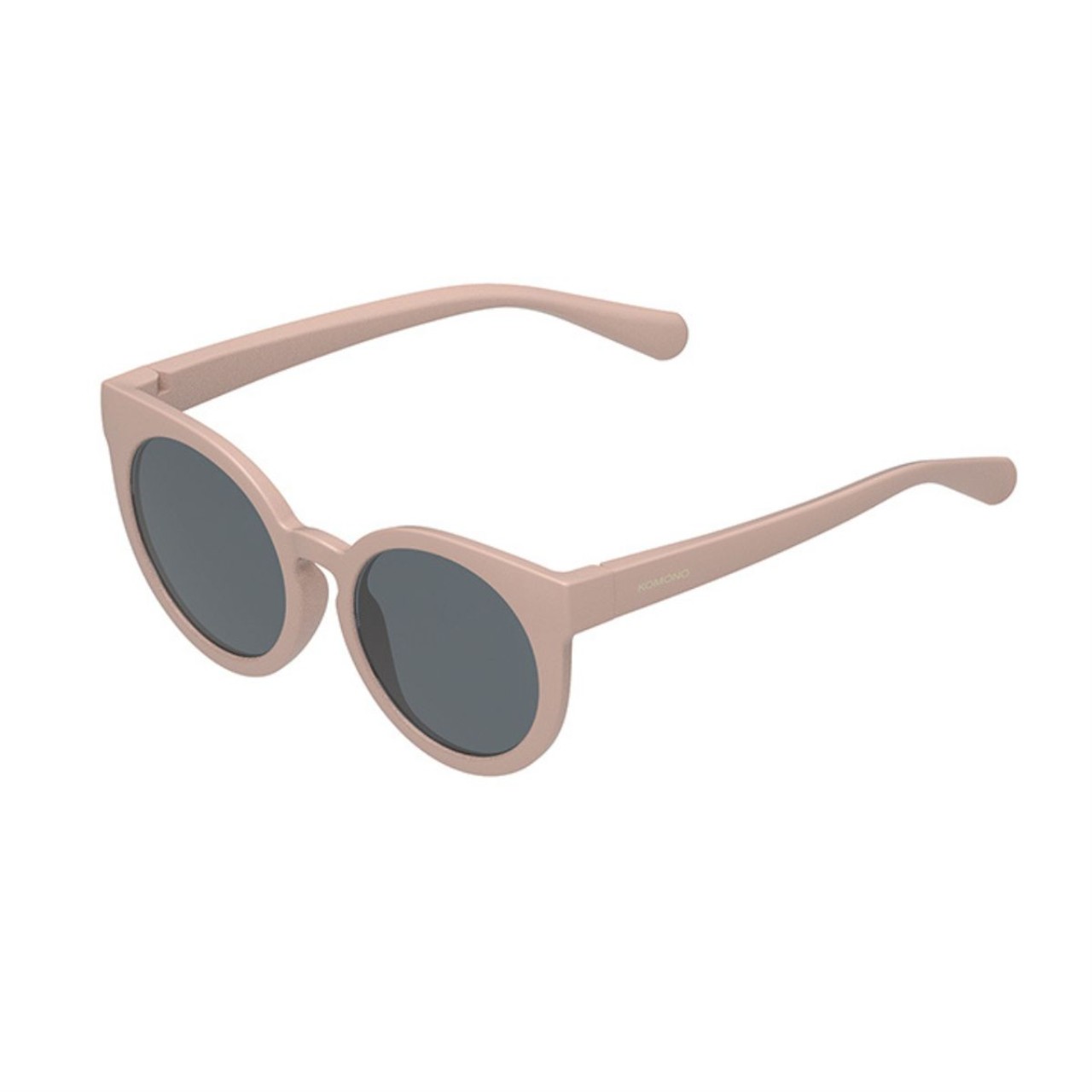 Sonnenbrille, runde Gläser, rosé, Kunststoffrahmen, dunkle Gläser