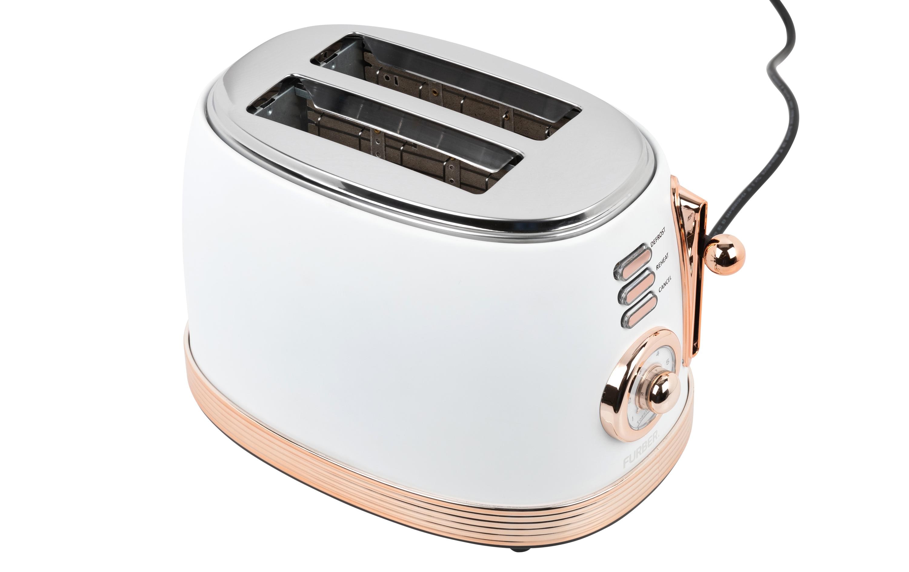 FURBER Set Wasserk-Toaster-Standmix Weiss