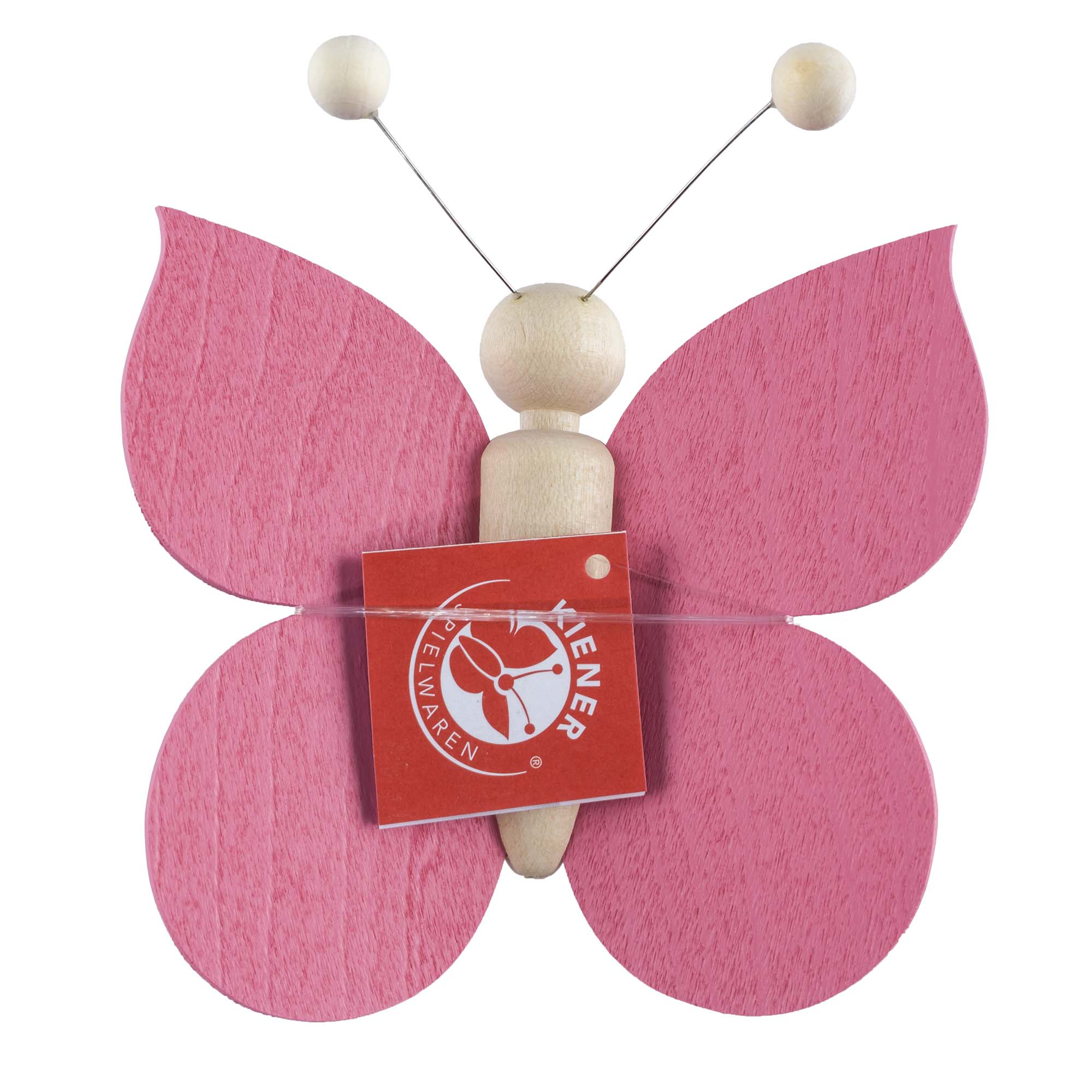 Kiener Mobile "Schmetterling pink hell mit Faden"