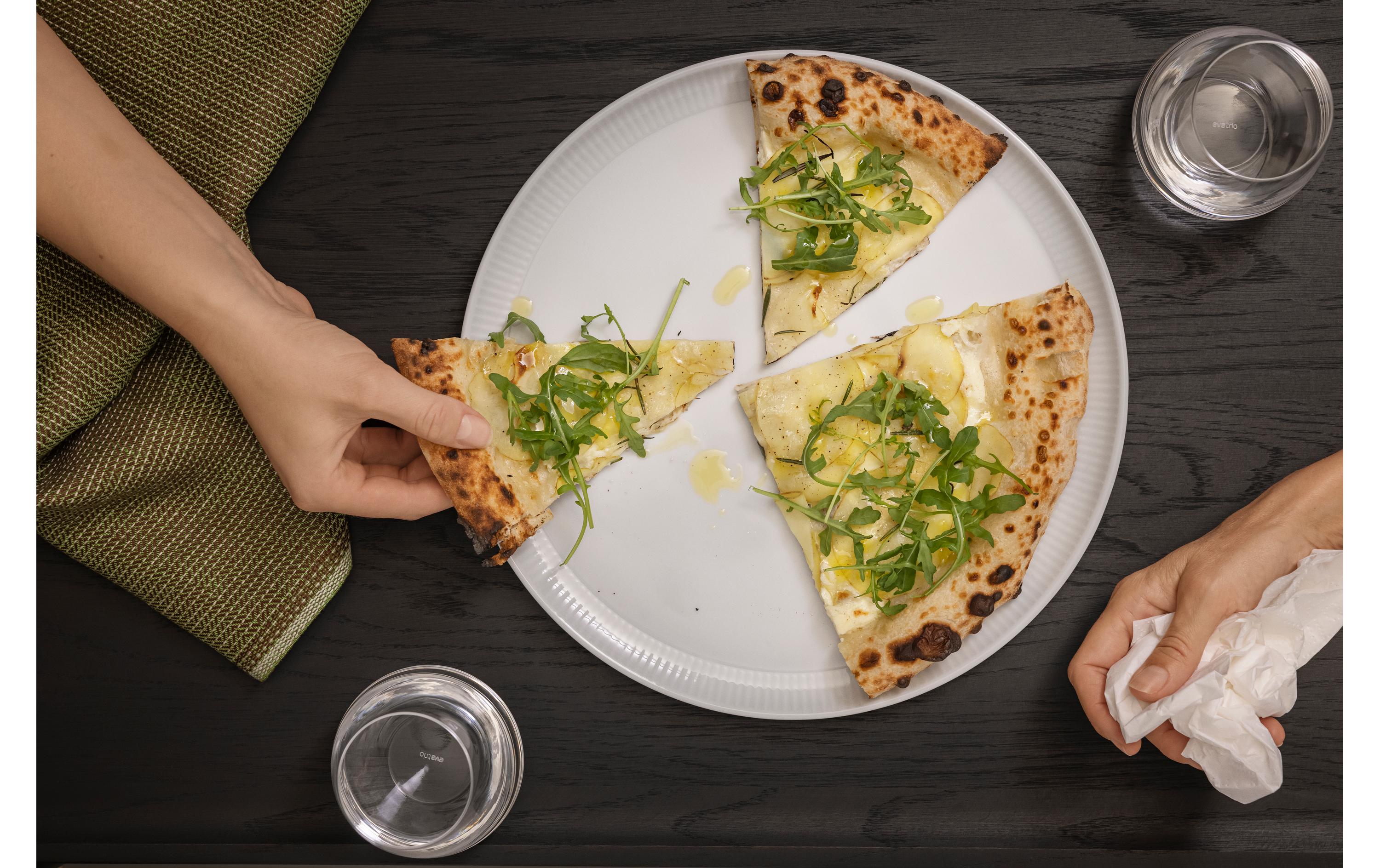 Eva Trio Legio Nova Pizzateller 31,5cm Essen, Präsentation des Essens, Teller