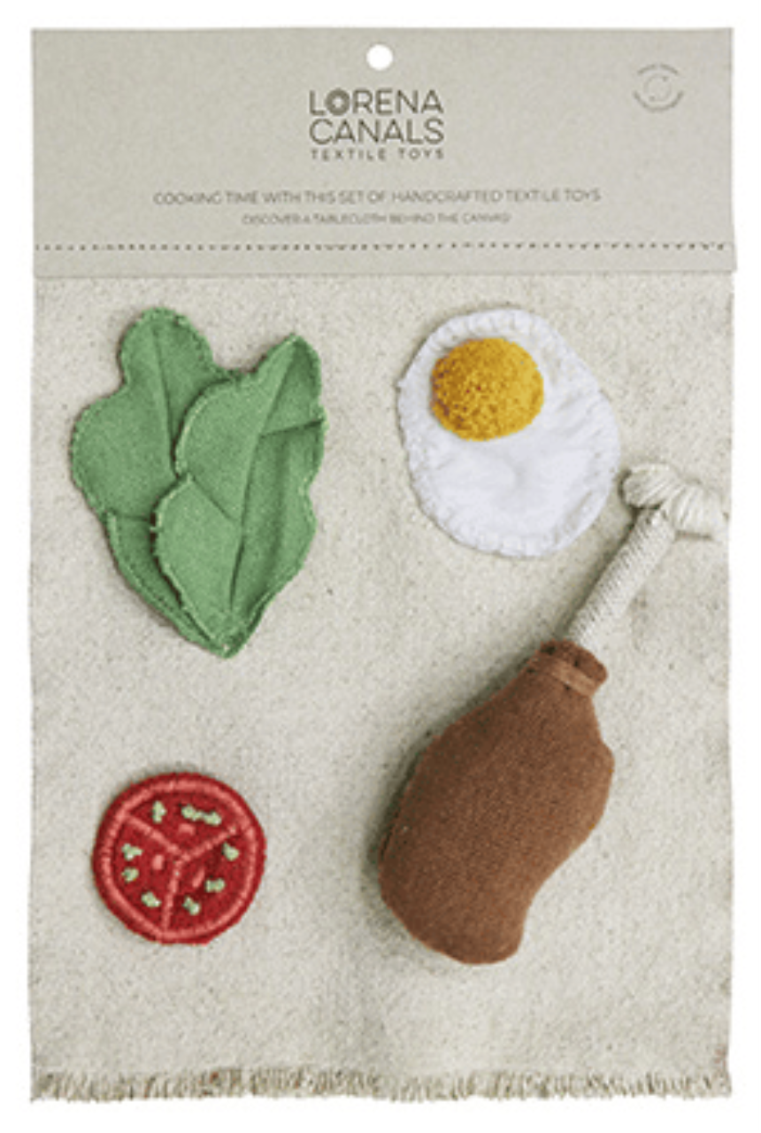 Green-Toy Chicken Combo Applikation, Muster, Dekoration für Zuhause, Leinen