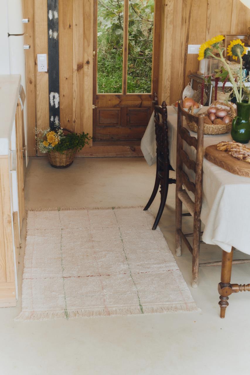 Teppich Streifen, 140x200cm, natural