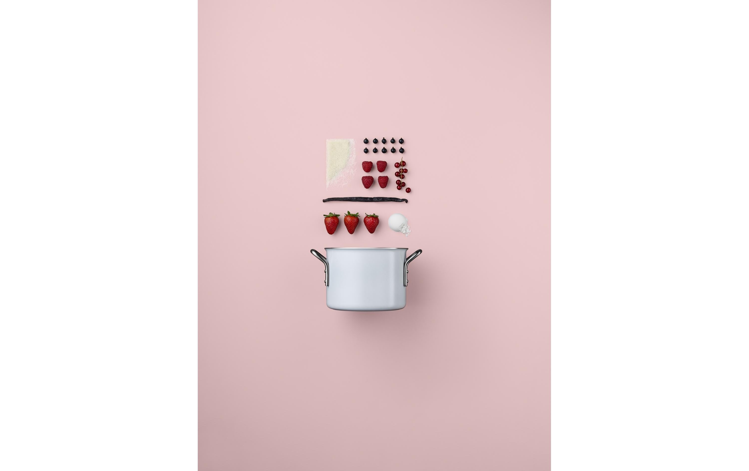 Eva-Trio Kochtopf White Line 7l