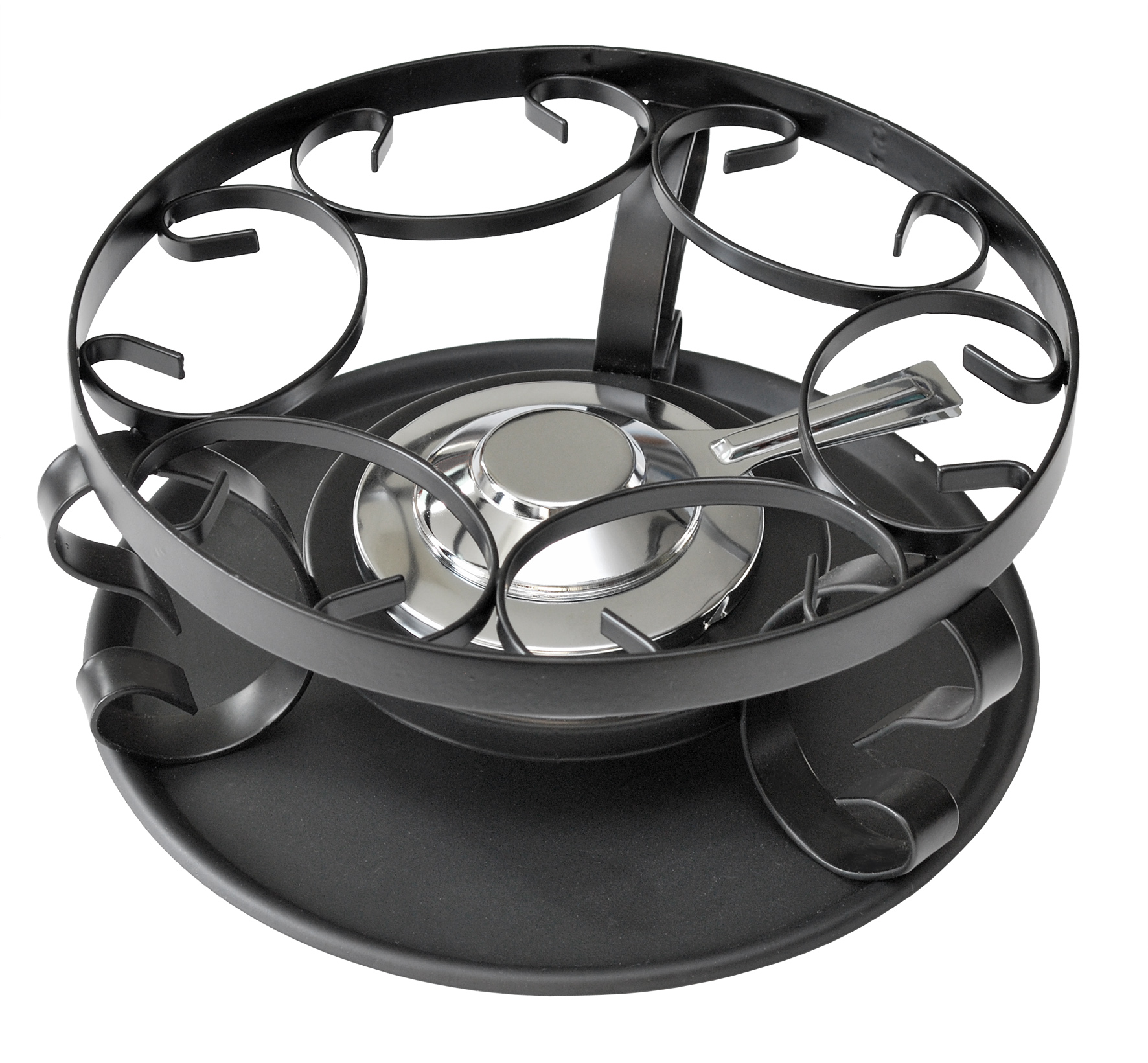 RUSTIC Rechaud schwarz mit Brenner RUSTIC Rechaud schwarz mit Brenner