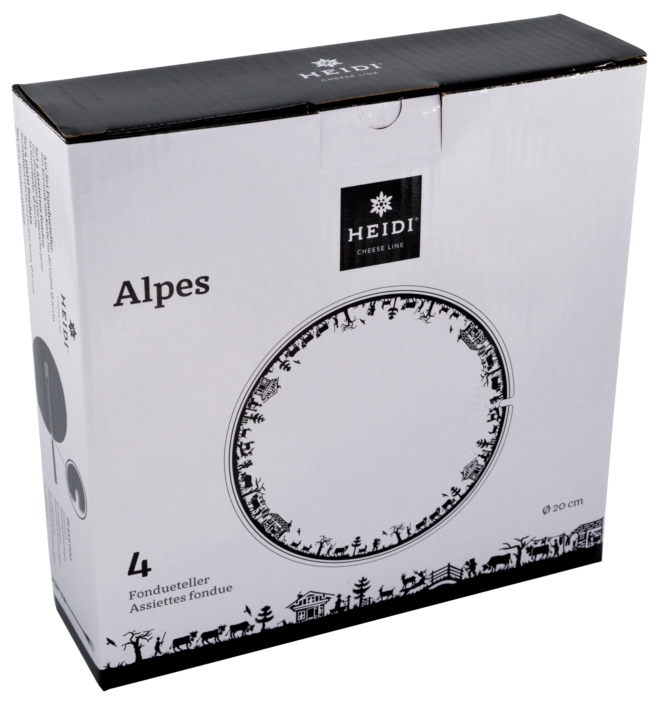 ALPES set 4 Fondueteller ALPES set 4 Fondueteller