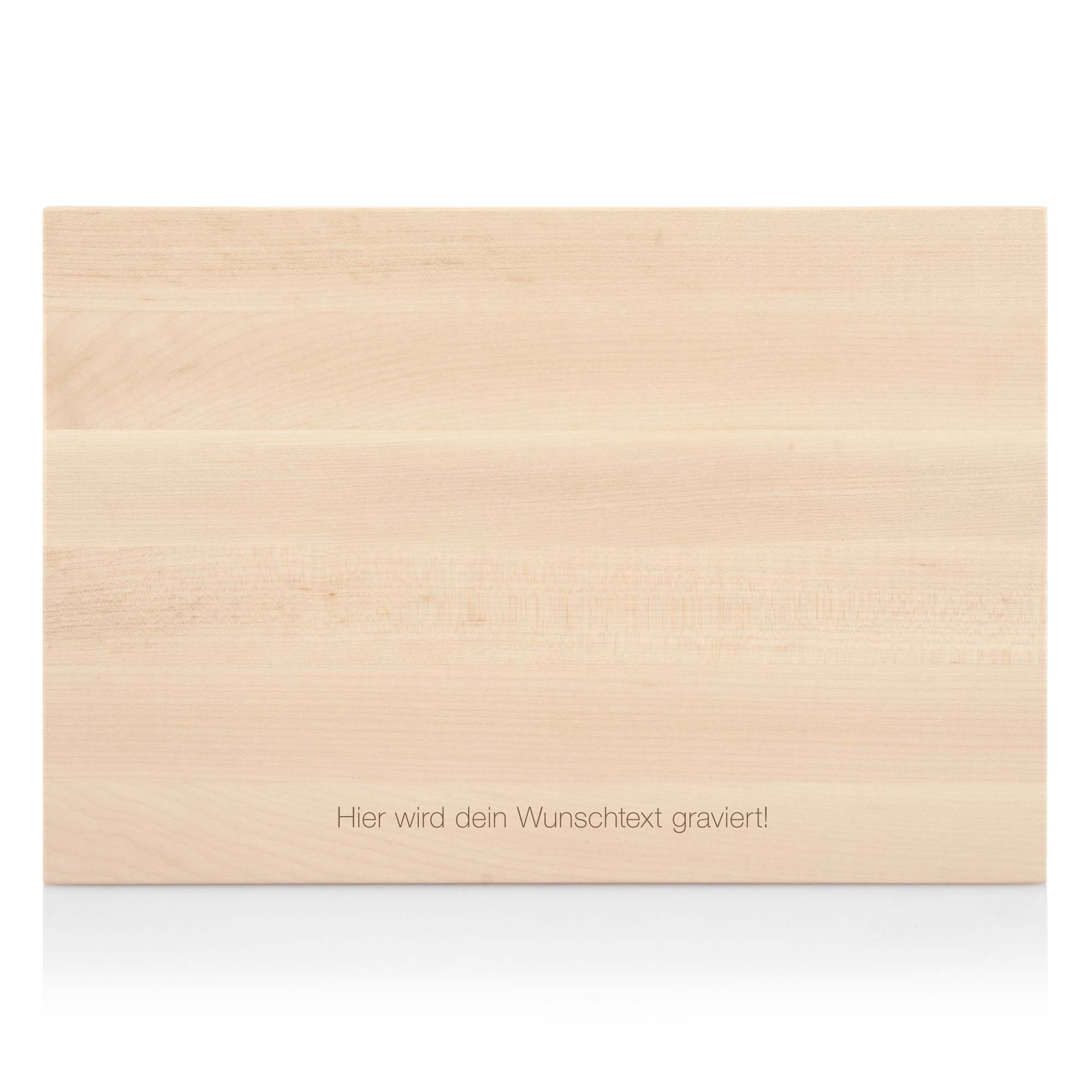 Schneidebrett Ahorn massiv Swiss Made, 270x180x20mm