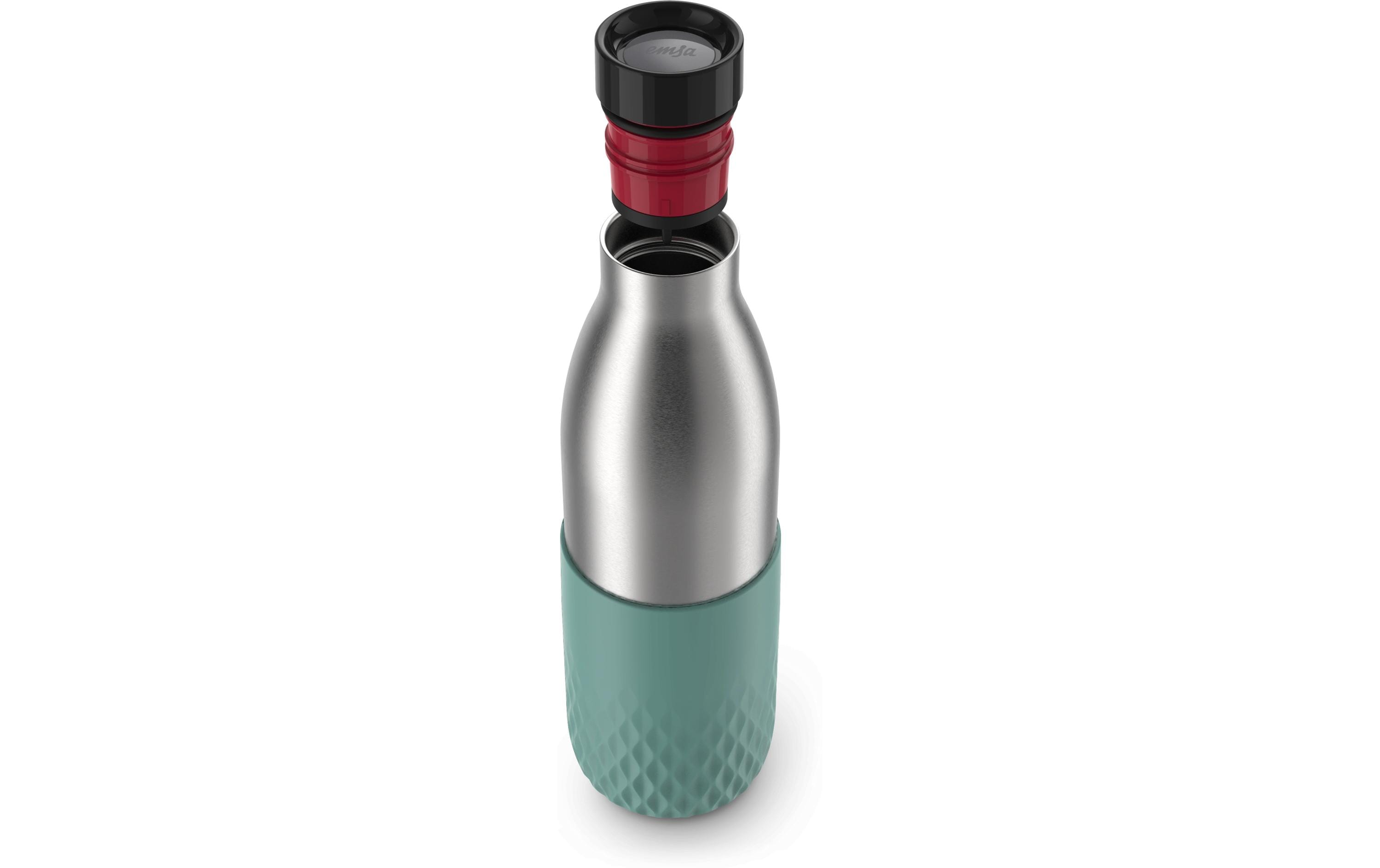 flasche, stahl, waermeisoliert, teleskop, grün