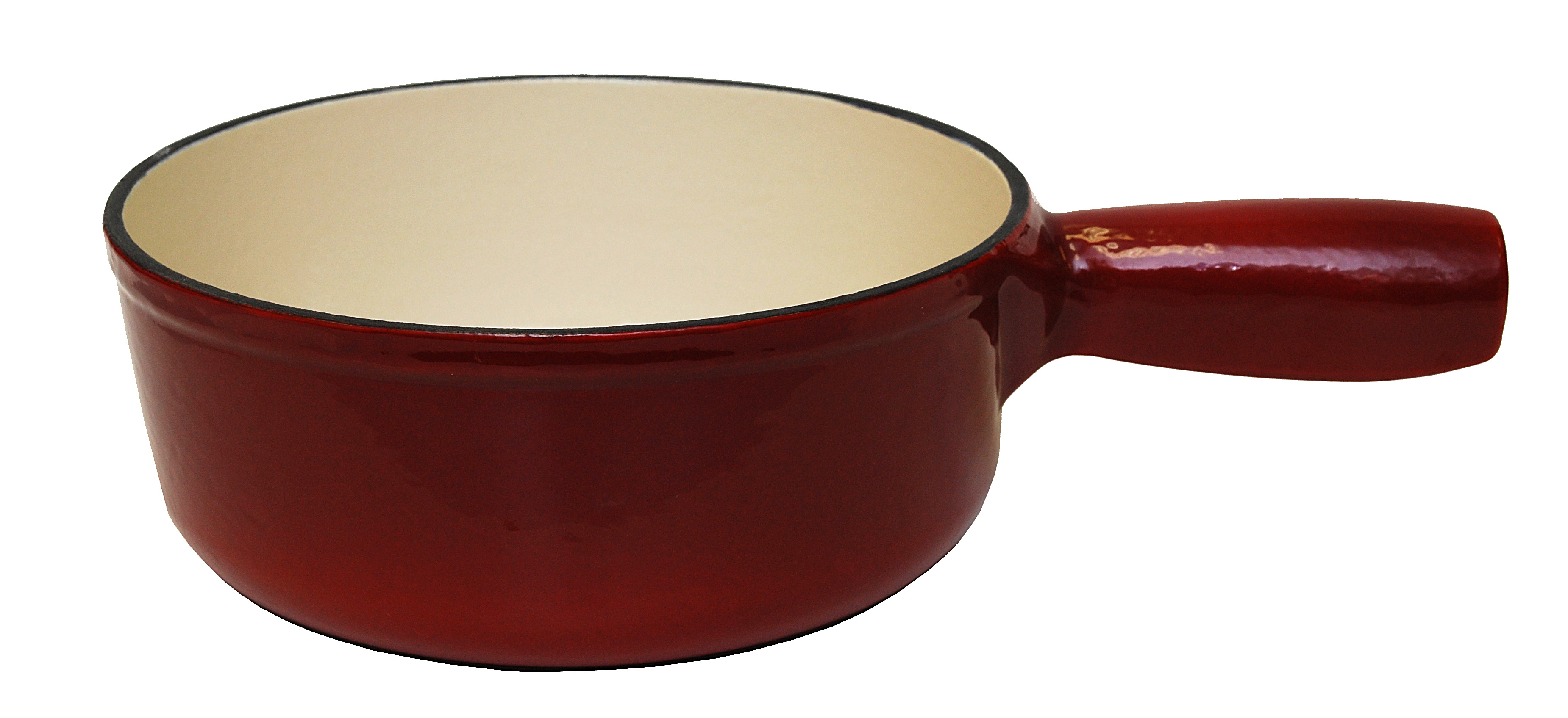 Caquelon Gusseisen rot/weiss Ø  19 cm 1.3 Lt. Caquelon Gusseisen rot/weiss Ø  19 cm 1.3 Lt.