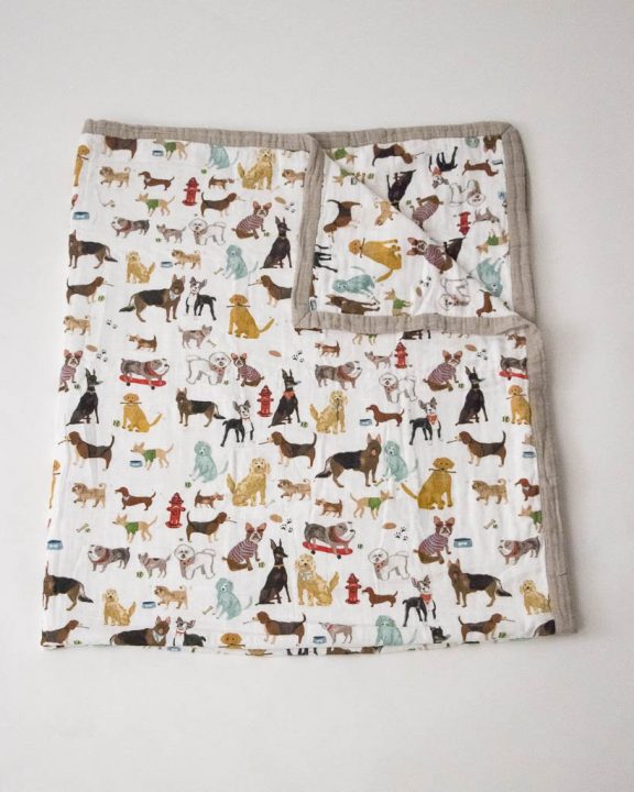 Big Kid Cotton Muslin Quilt - Woof