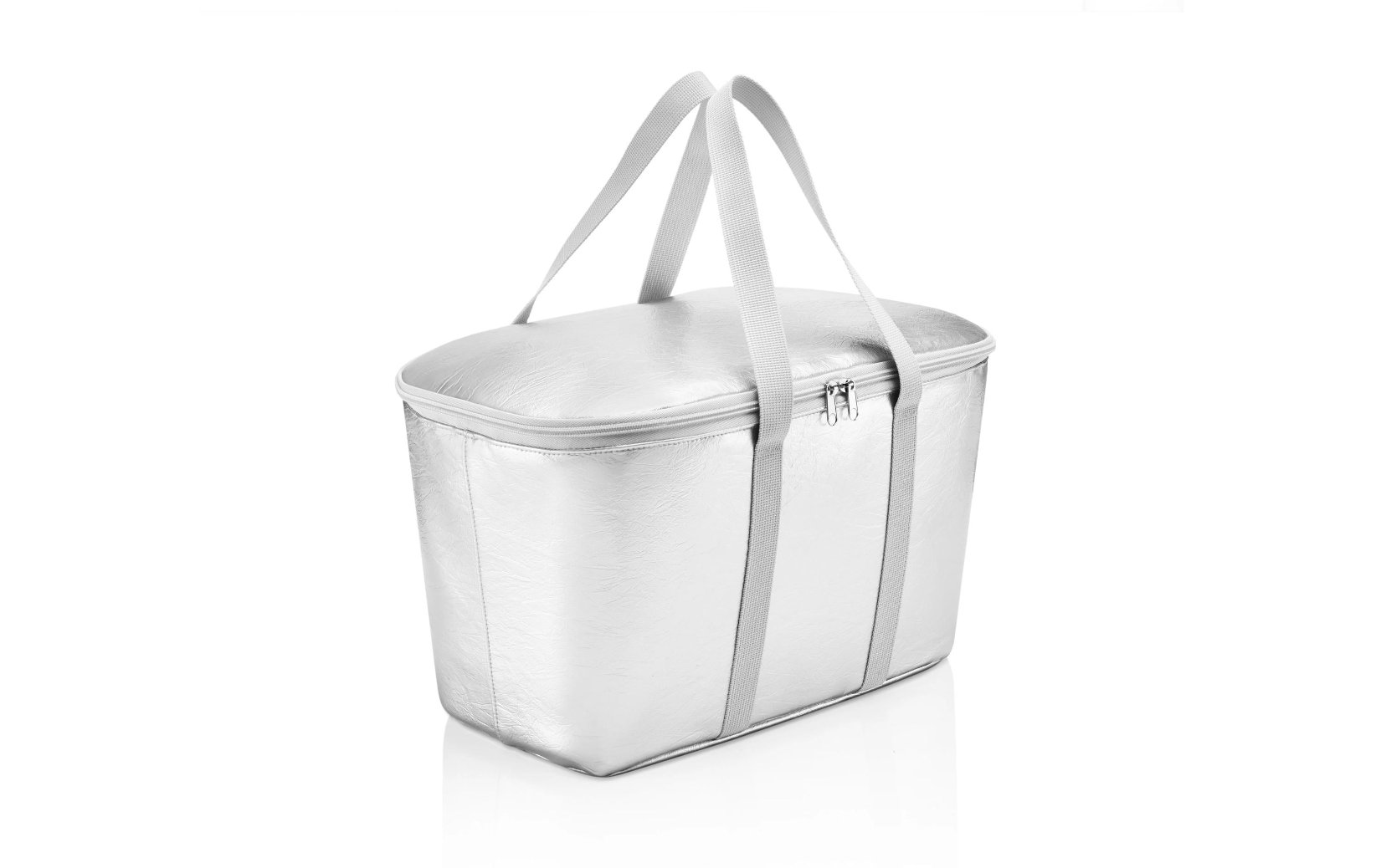 Stofftasche, Kühlbox, Isolierte Tasche, Tragetasche, Silber