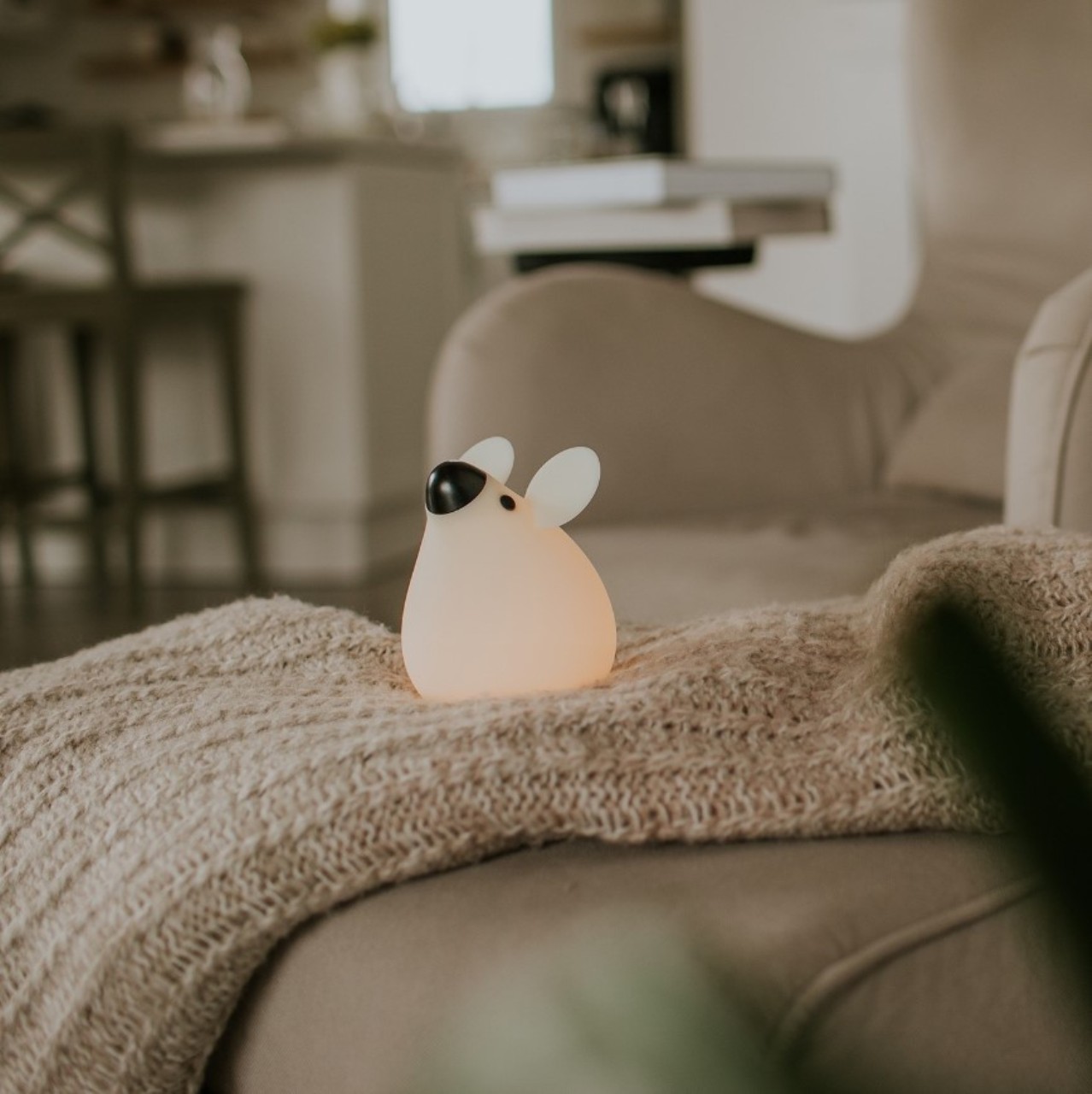 Kissen, Dekoration für Zuhause, Lichtfigur, Mini-Lampe, Hundepuppe, Nachtlicht, Dekoration