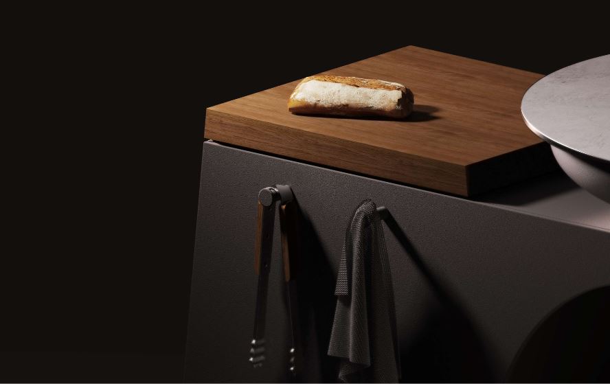 OnFire BBQ Kochinsel schwarz pulverbeschichtet OnFire BBQ Kochinsel schwarz pulverbeschichtet