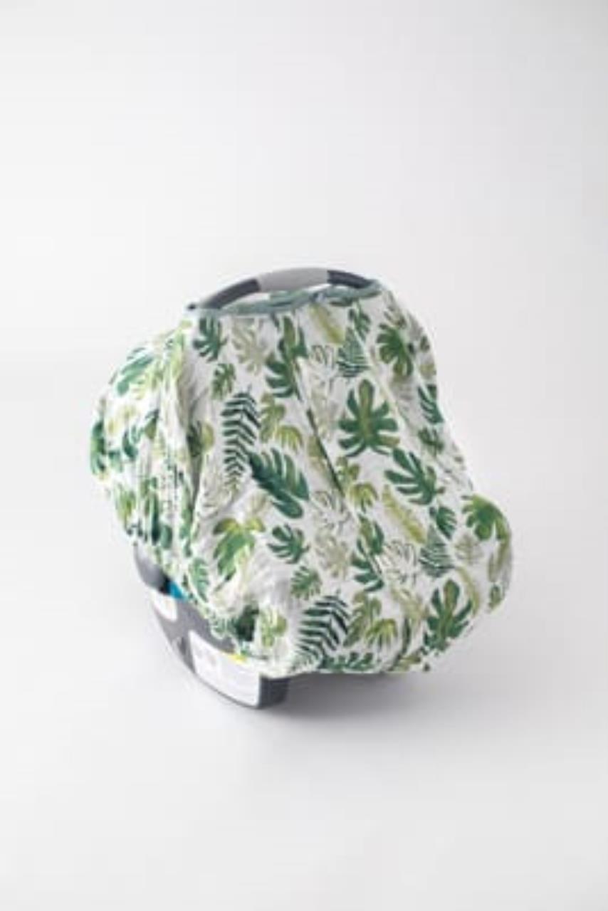 Baumwoll-Muslin Sonnendach Tropical Leaf